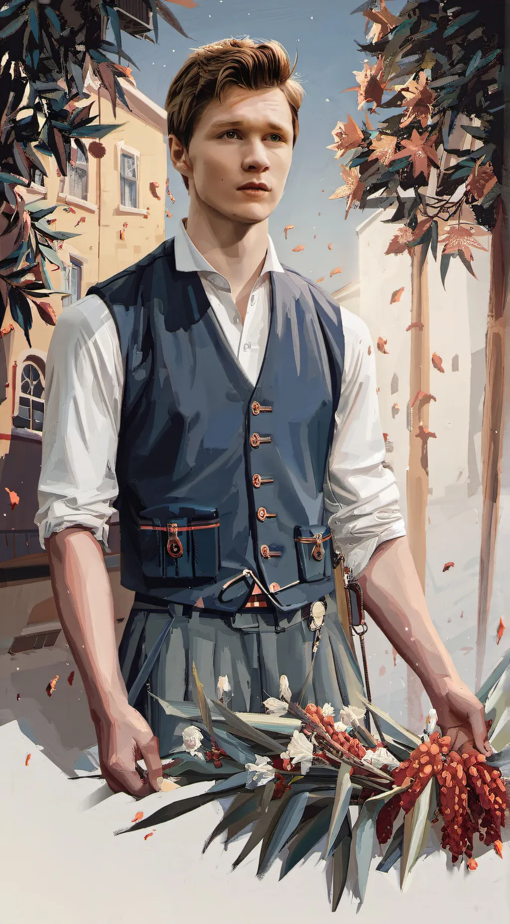 ai character: Caleb prior background