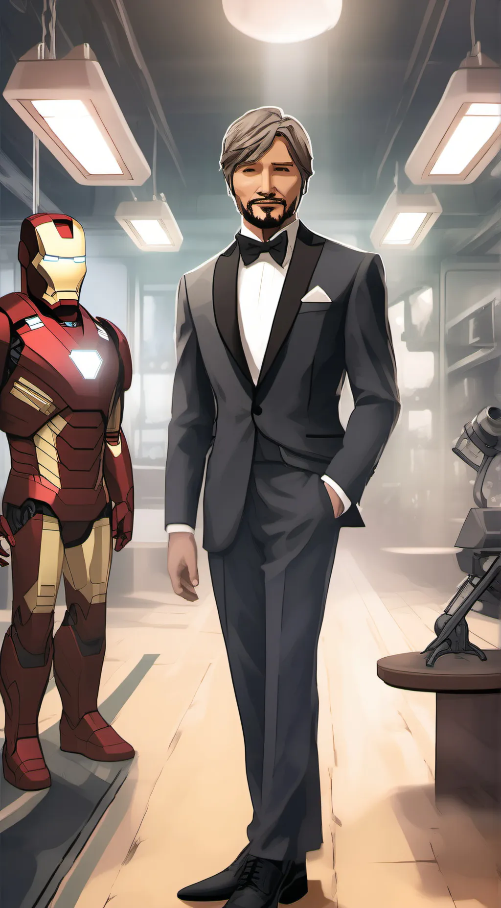 ai character: Tony stark  background