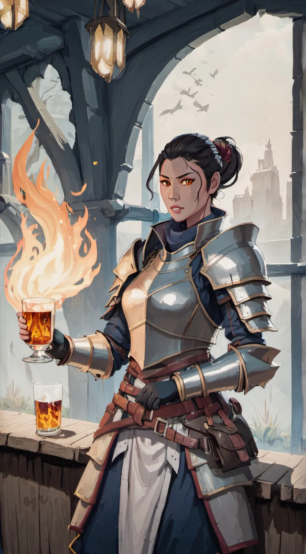 ai character: Lyla Brimstone  background