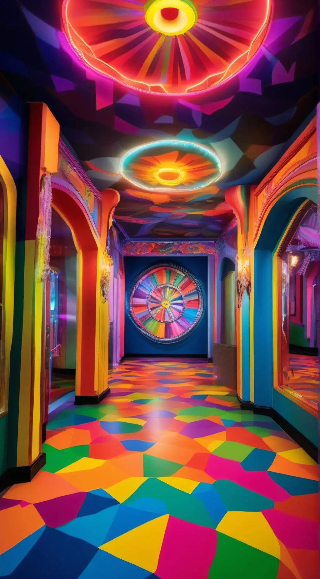 ai character: kidcore background