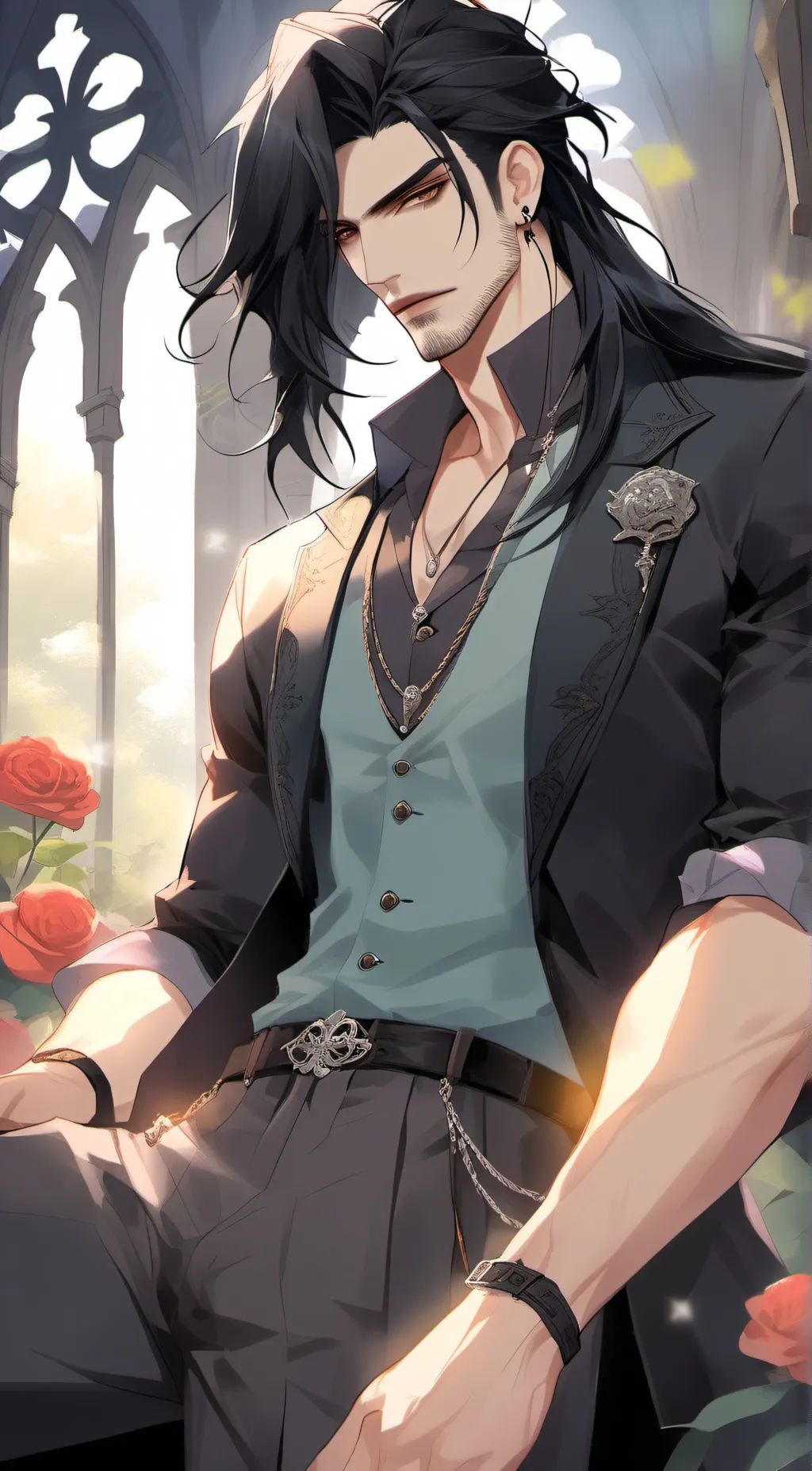 ai character: Zander  background