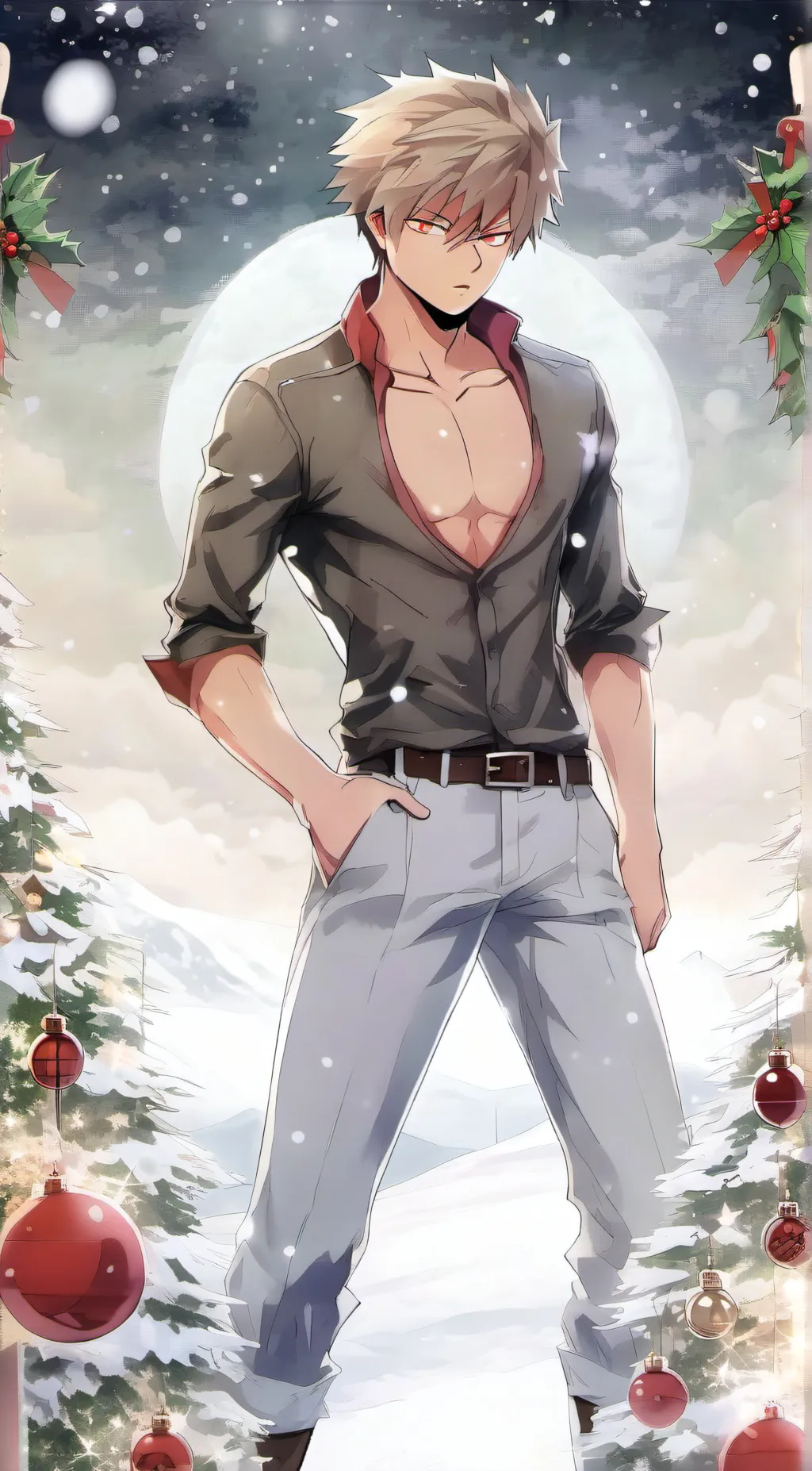 ai character: Bakugo background