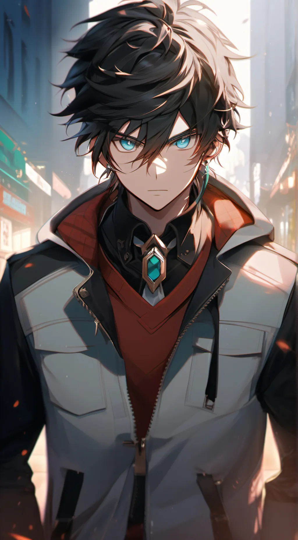 ai character: The elements background