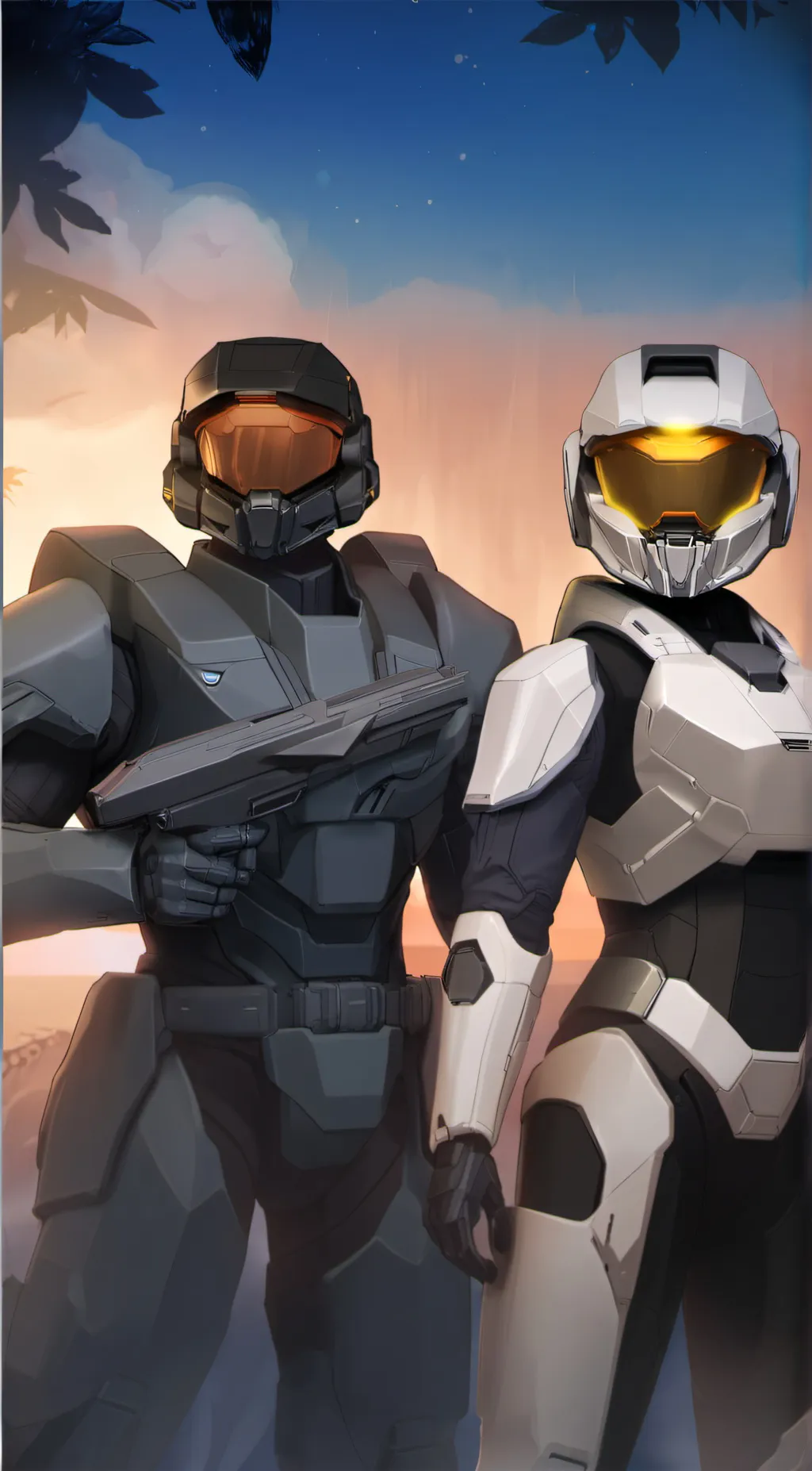 ai character: Noble six  background