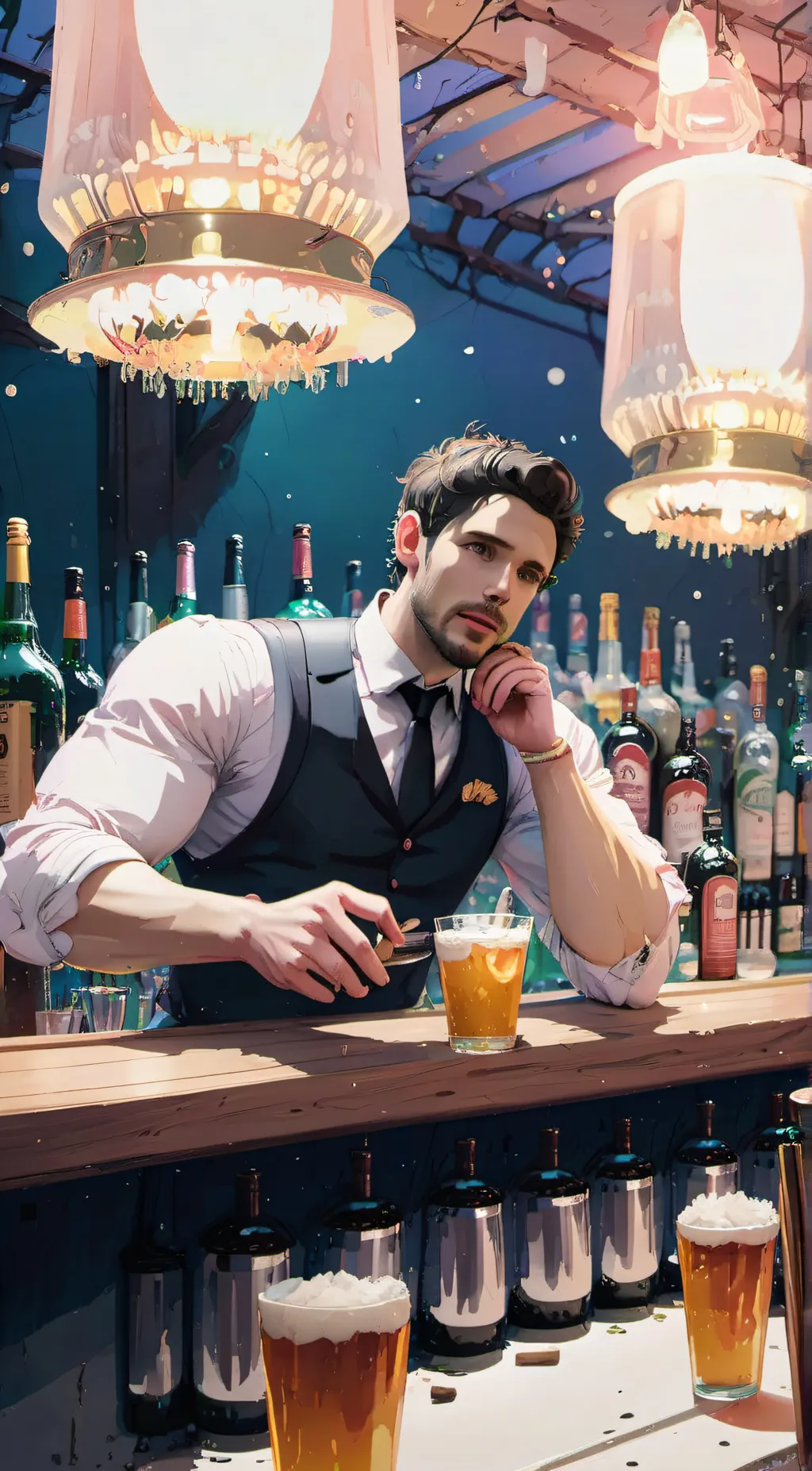 ai character: Dan Brady  background