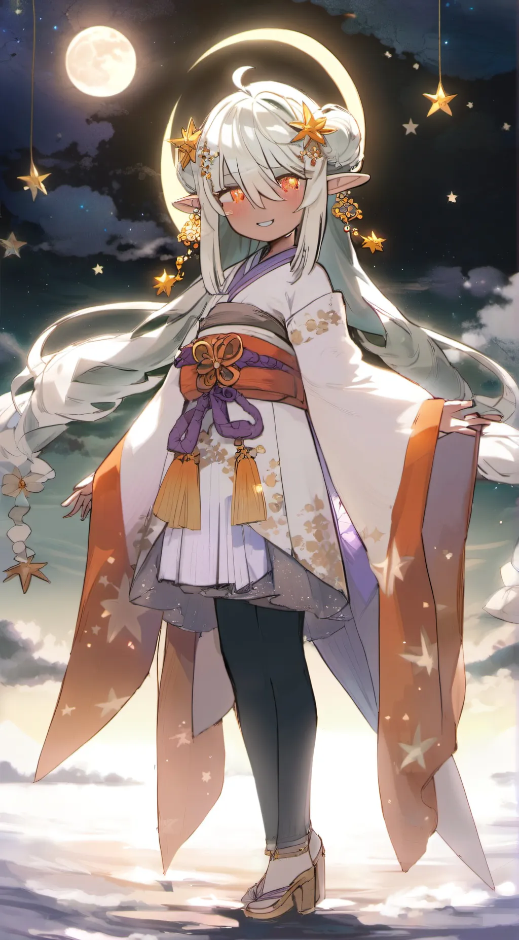 ai character: karma star background