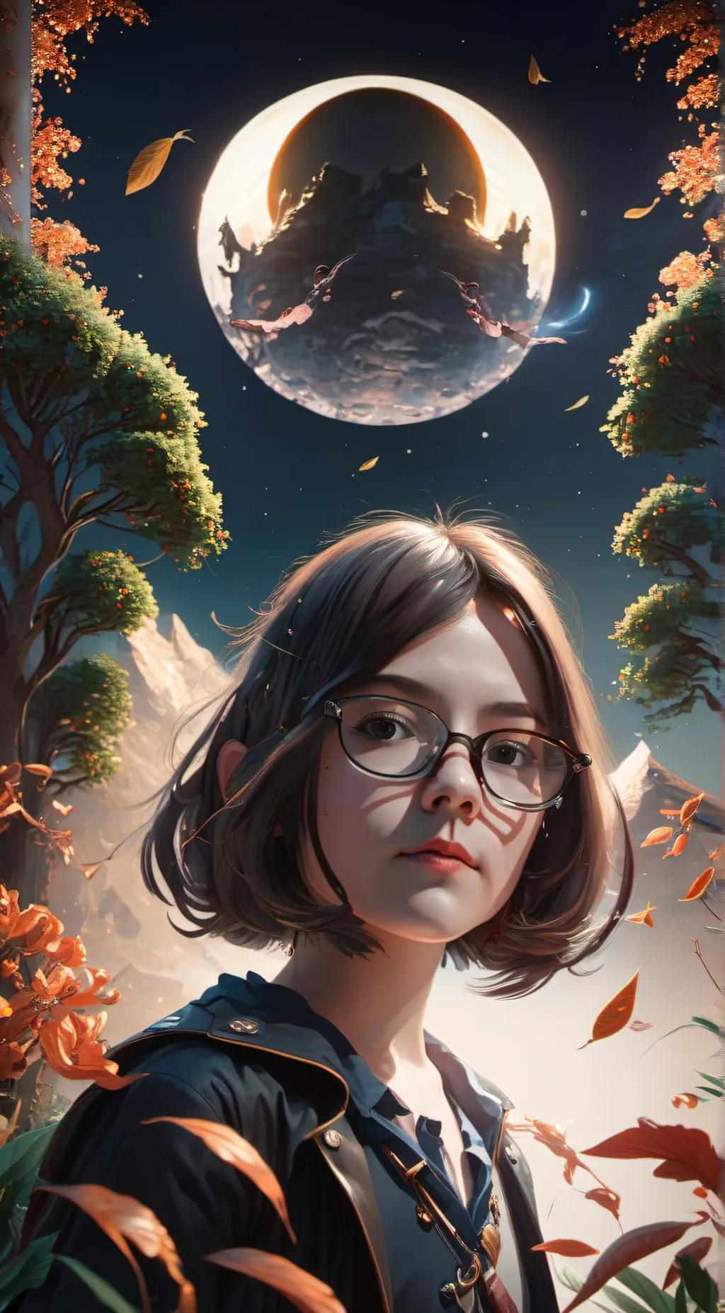 ai character: Bella  background