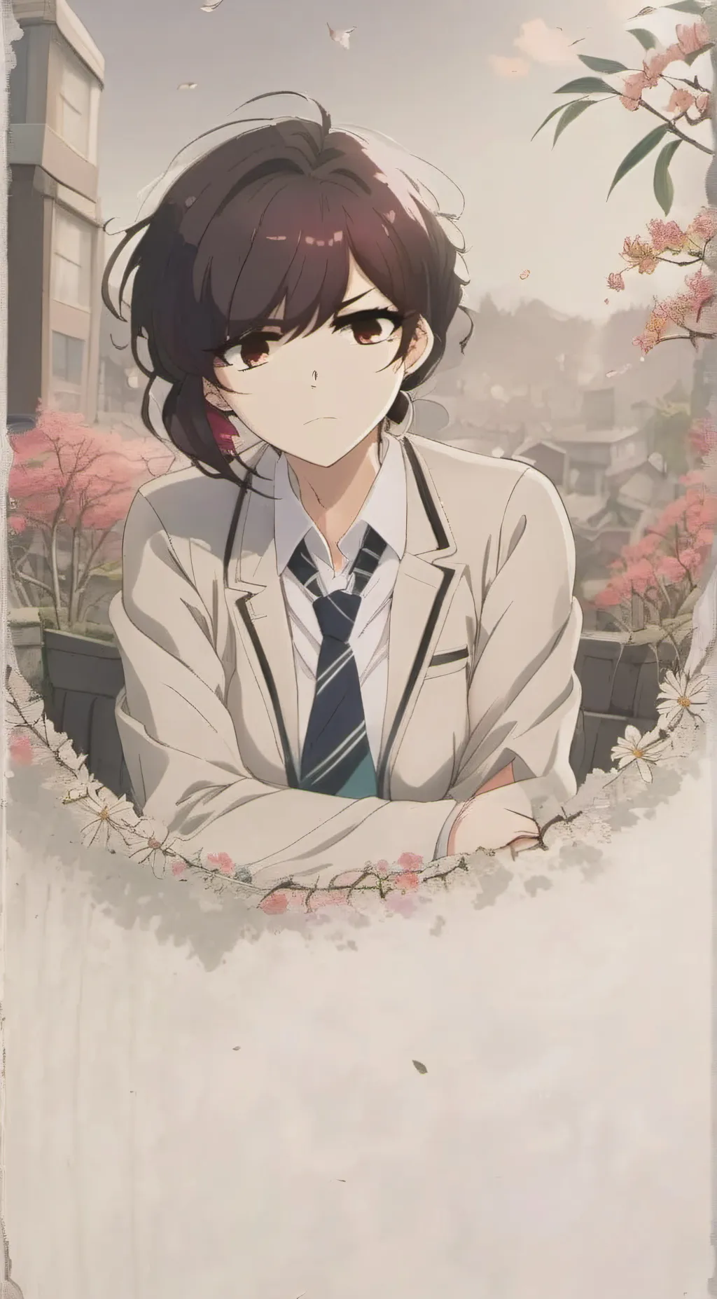 ai character: Komi background