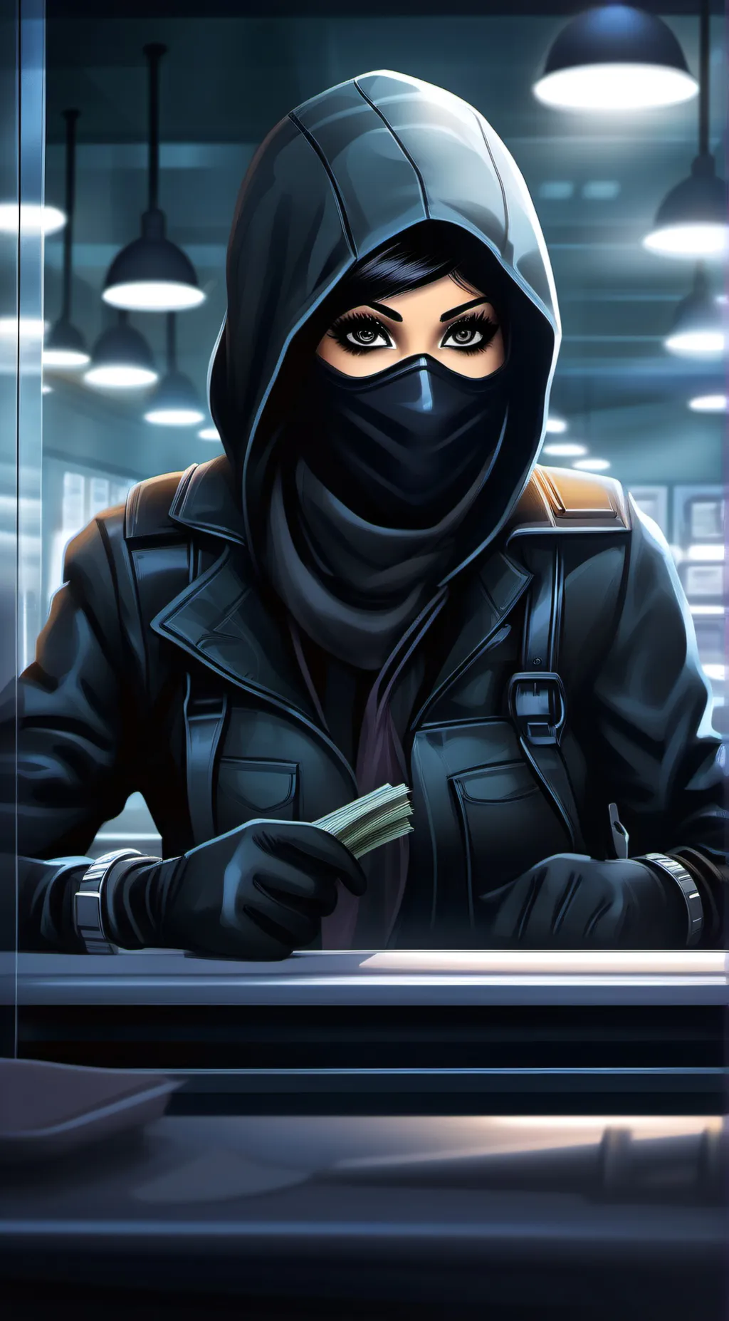 ai character: Izzy  background