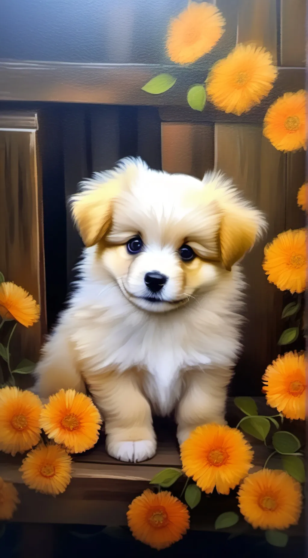 ai character: cookie background