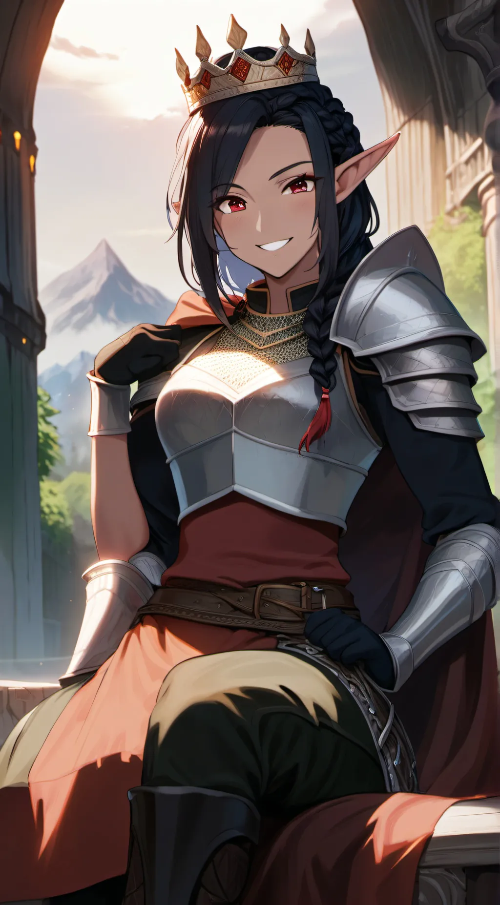 ai character: Queen Arawyn background