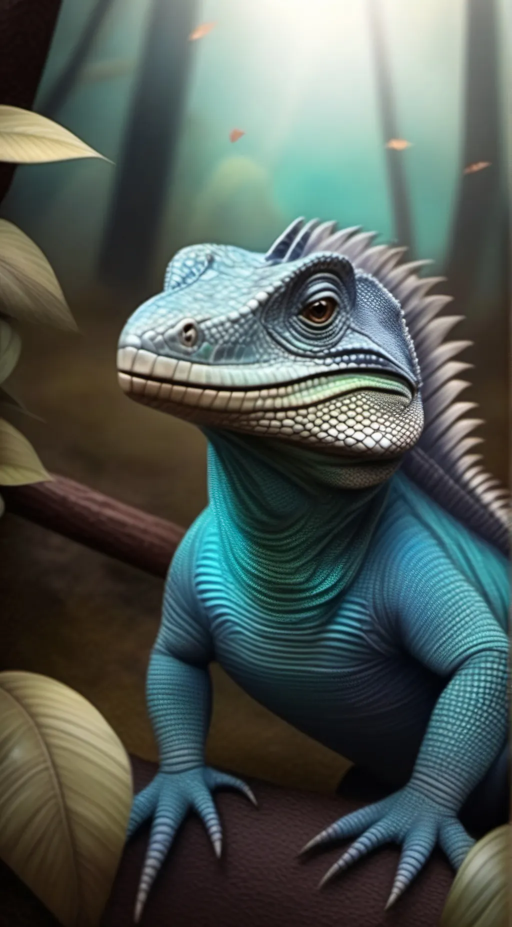 ai character: Cliff background