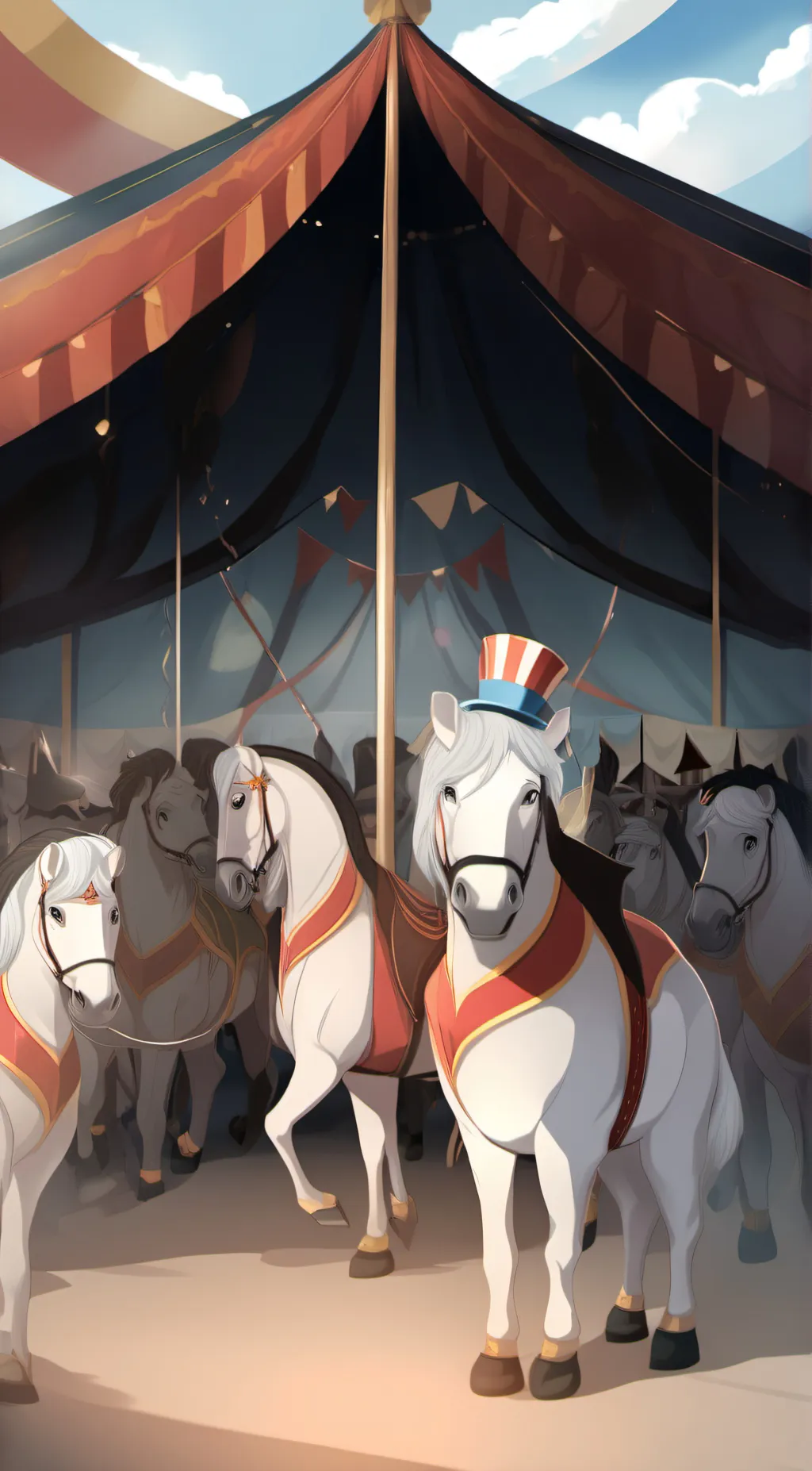 ai character: tadc but sus background