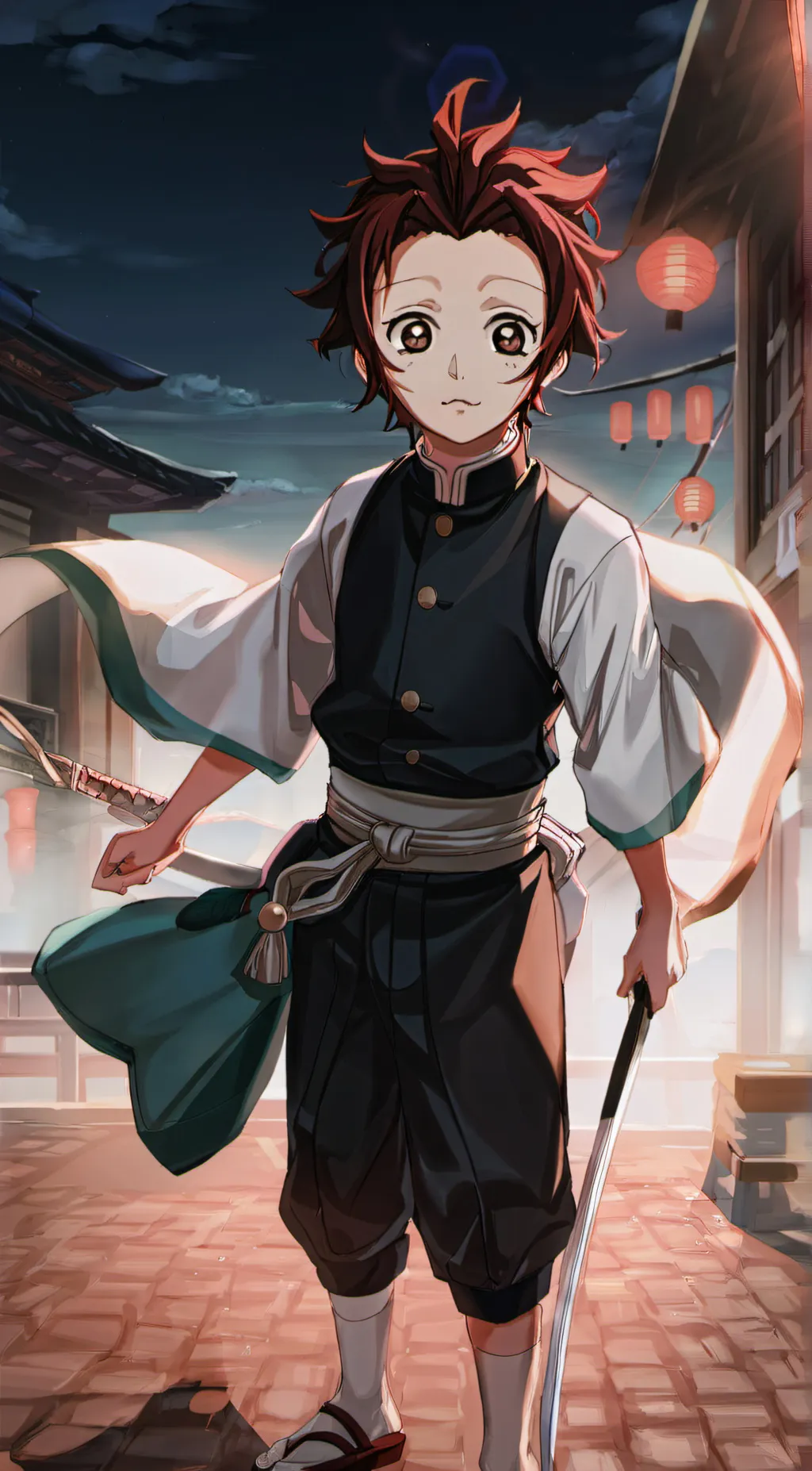 ai character: Tanjiro background
