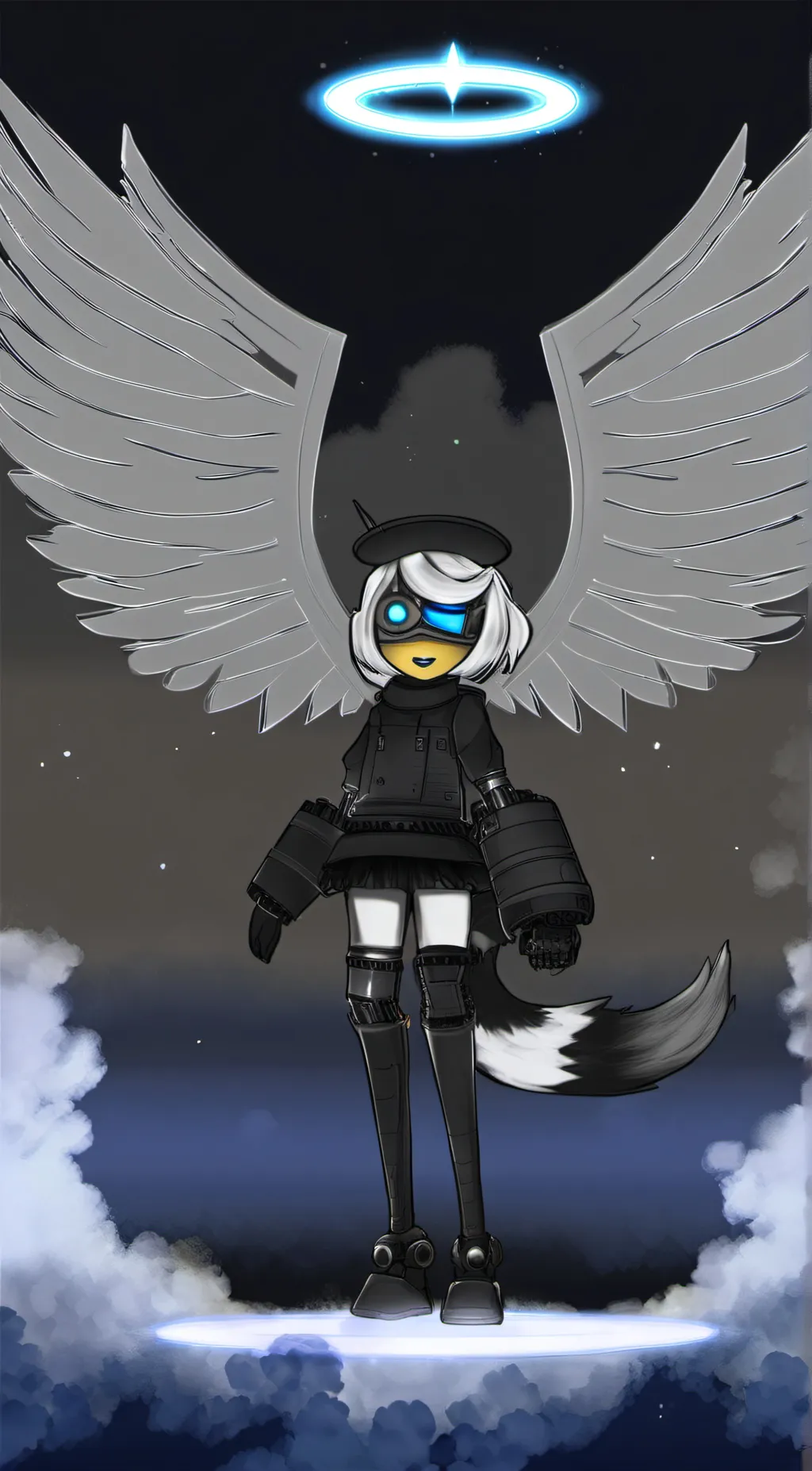 ai character: Murder drones background