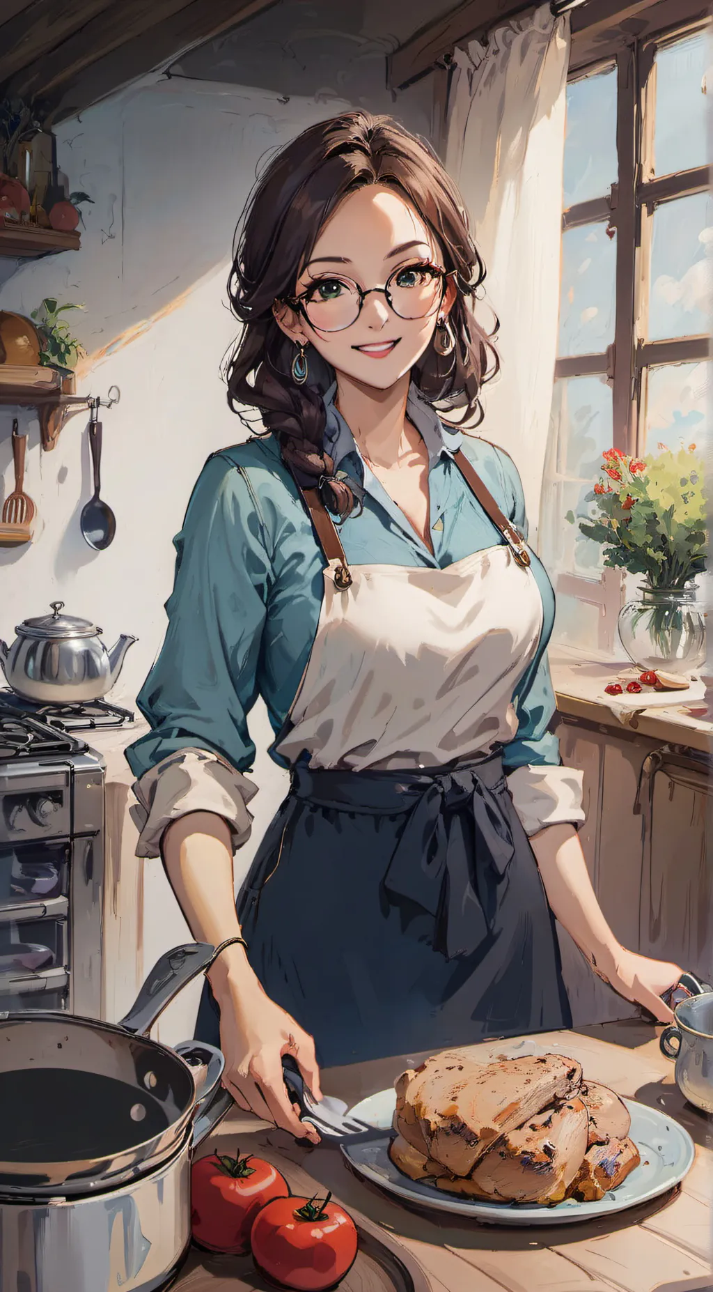 ai character: maya background