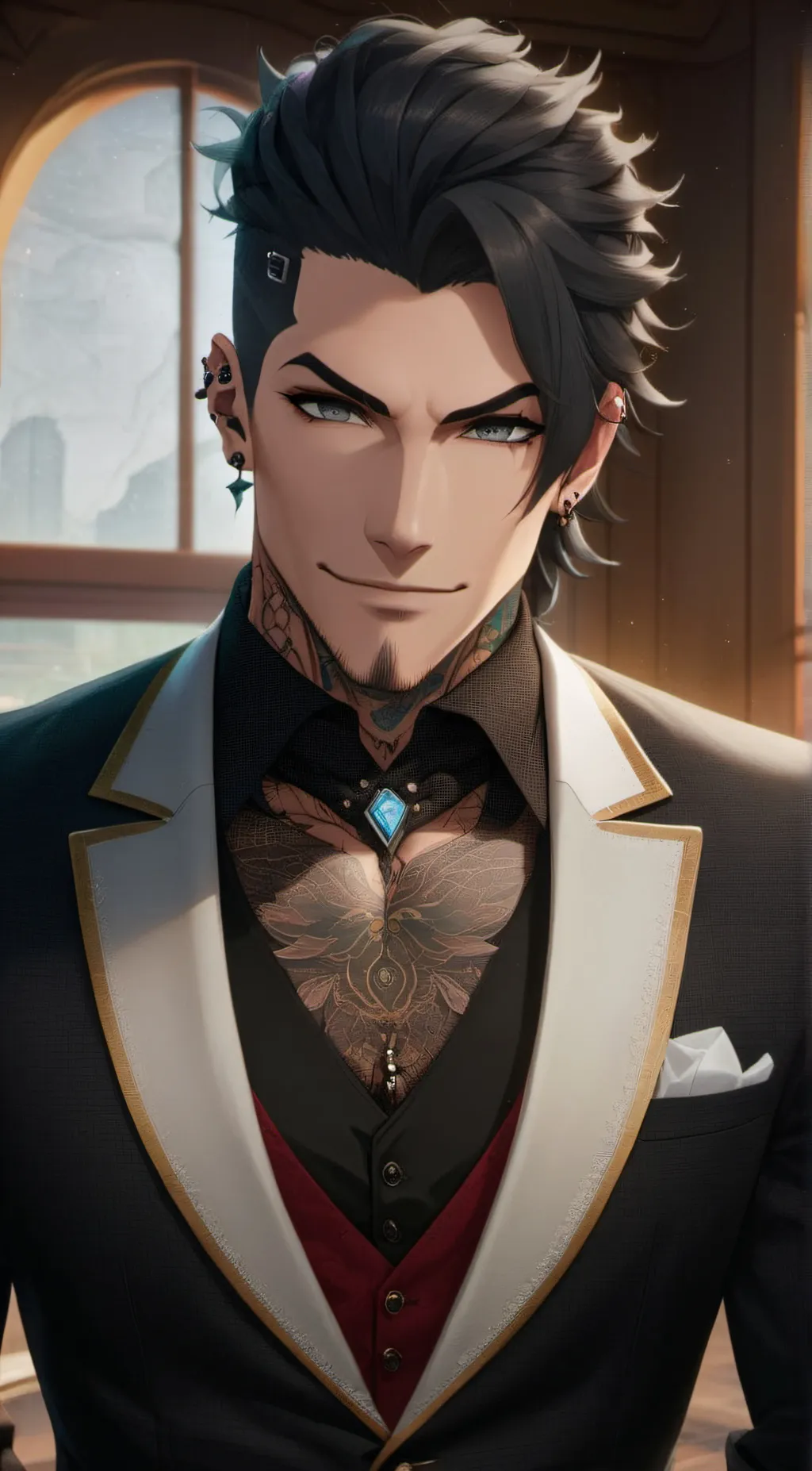 ai character: Ash Ducane background