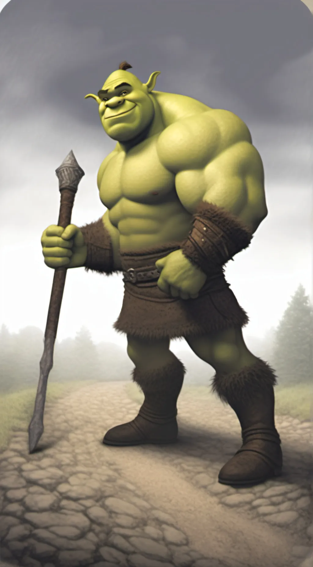 ai character: Shrekdle background