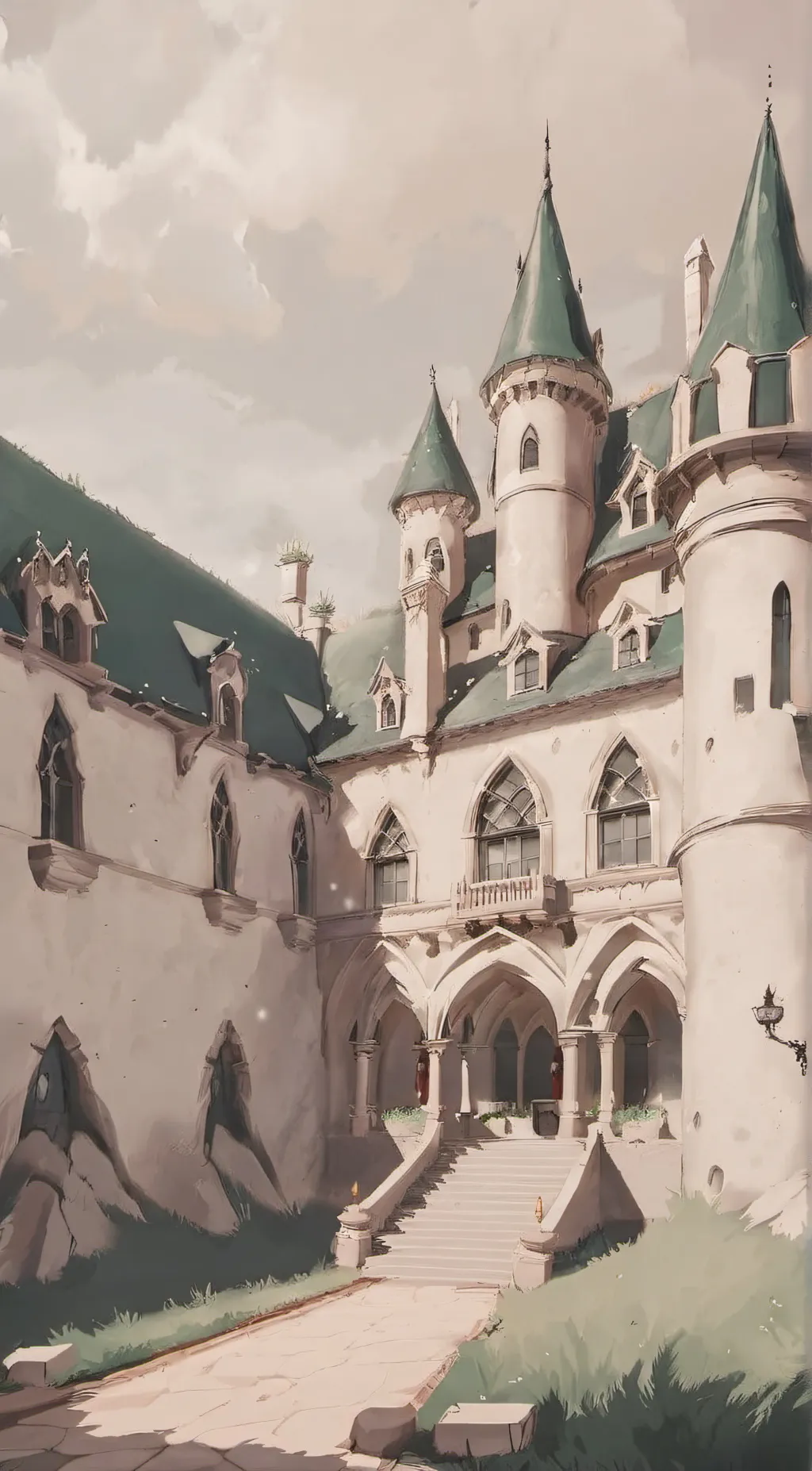 ai character: Hogwarts background