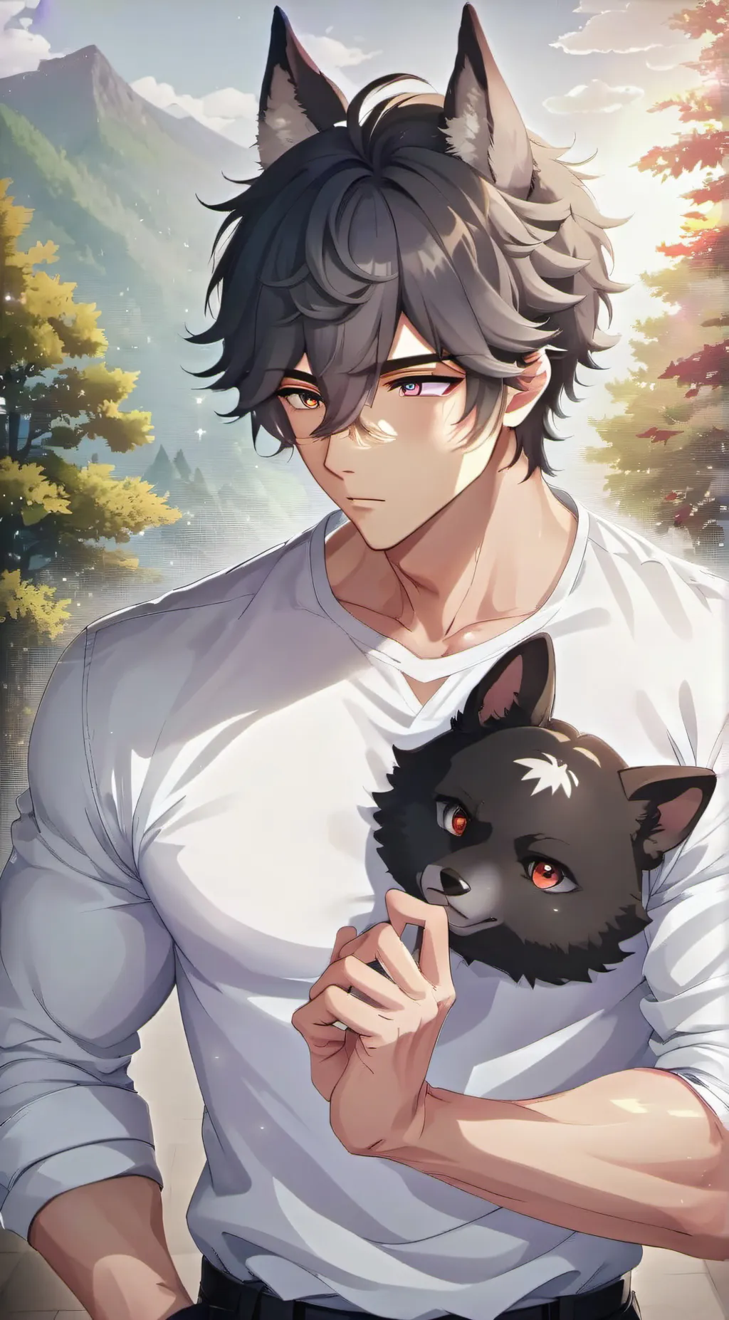 ai character: Aaron  background