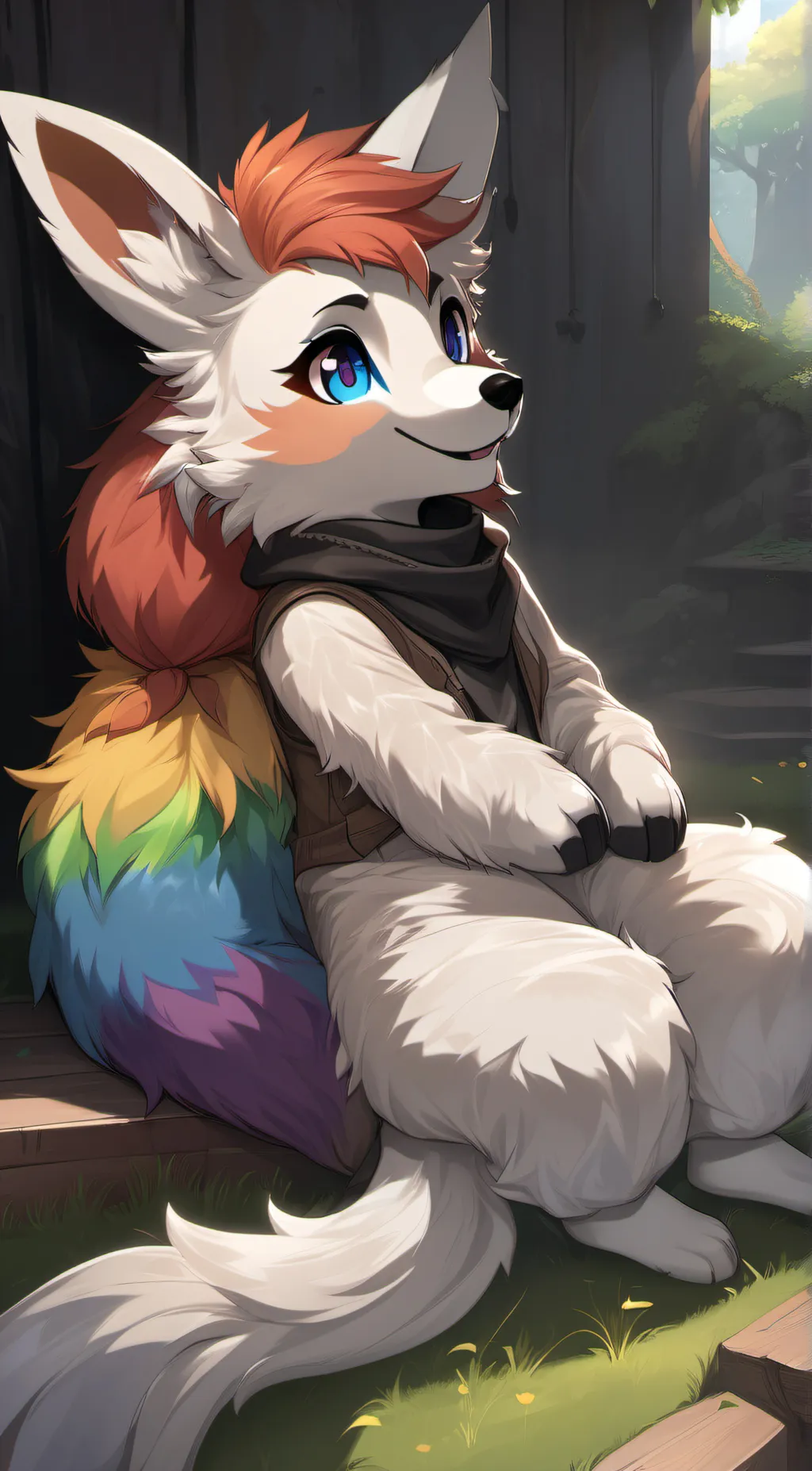 ai character: Strange Fursuit background