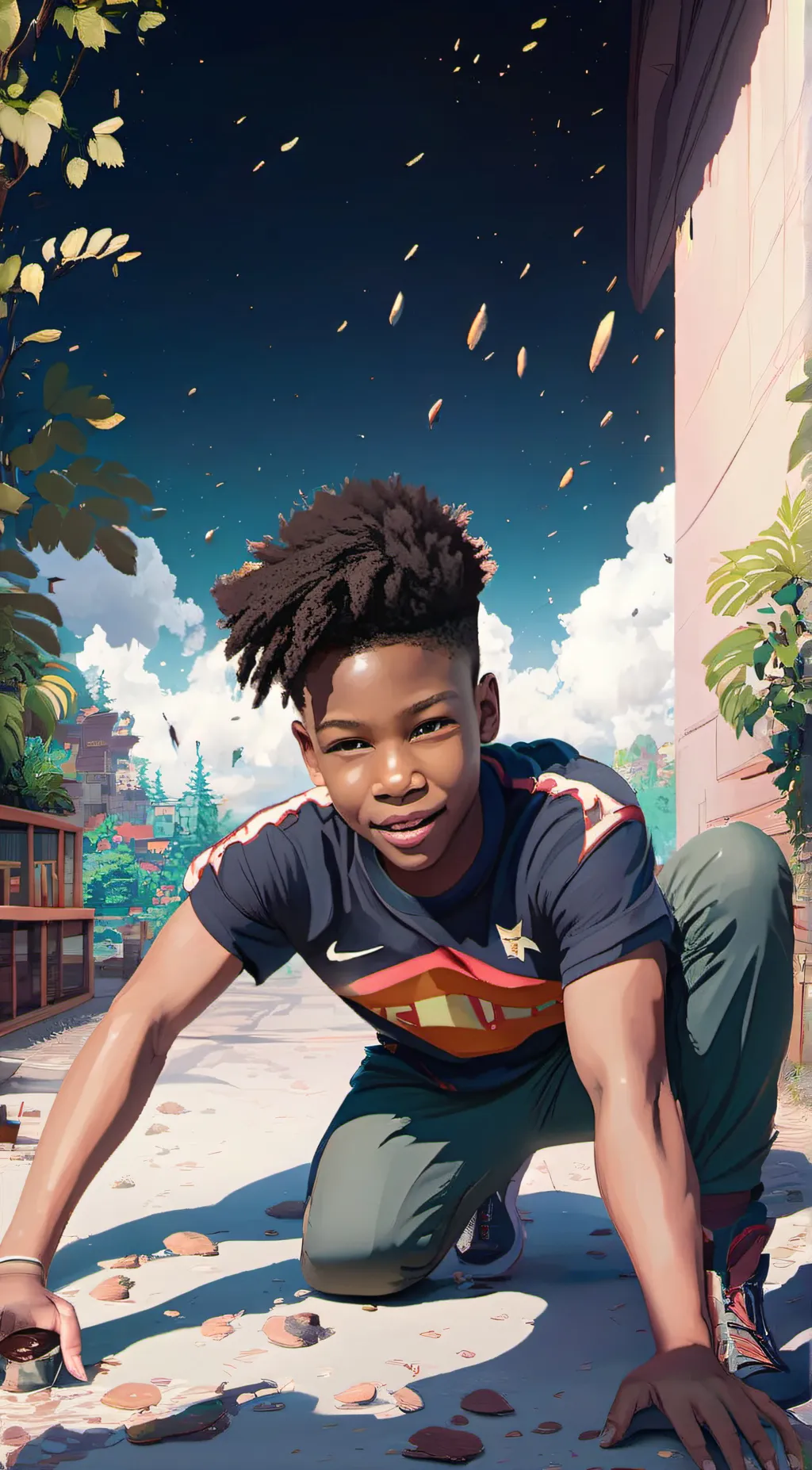 ai character: Jay   background