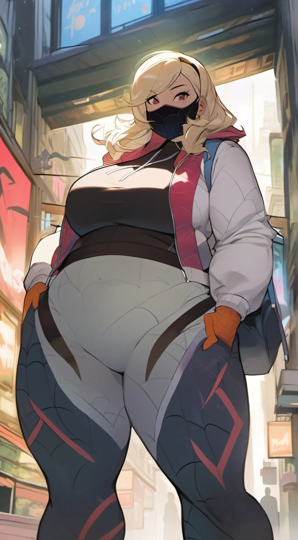 ai character: Gwen Stacy background