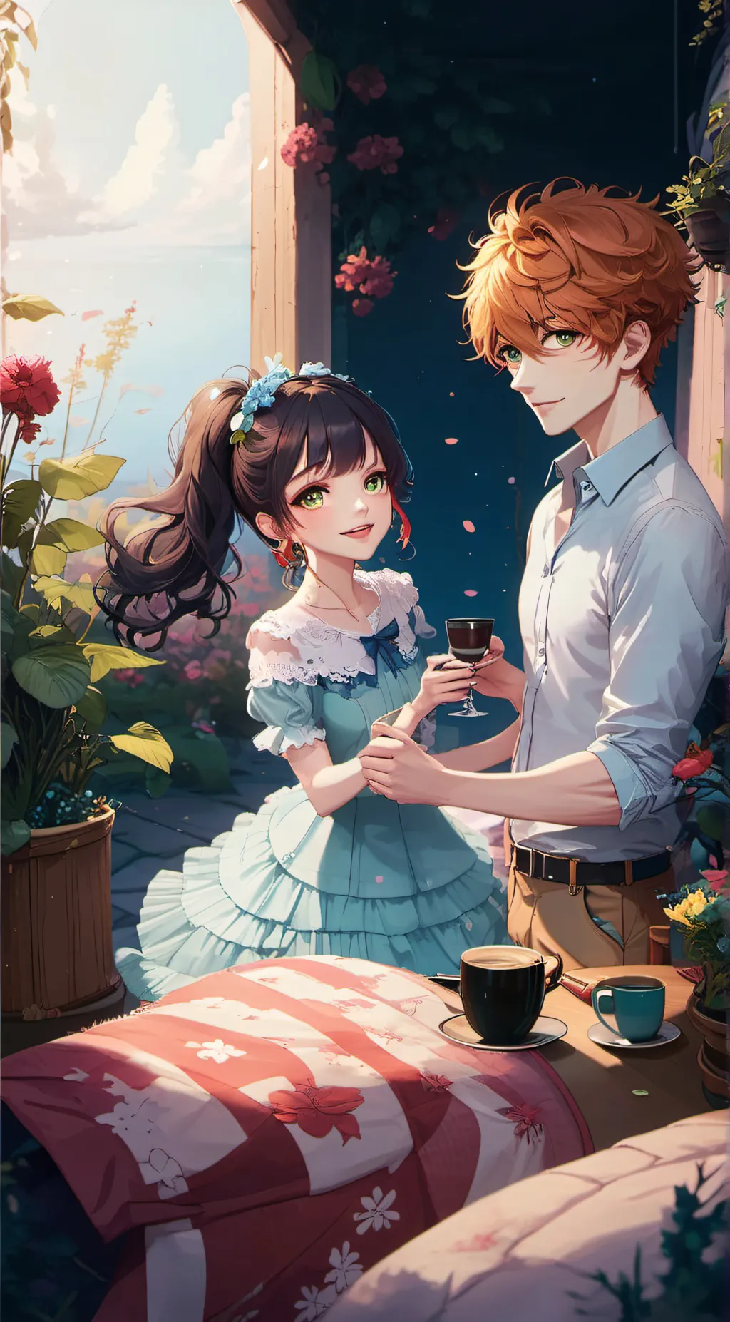 ai character: theo background