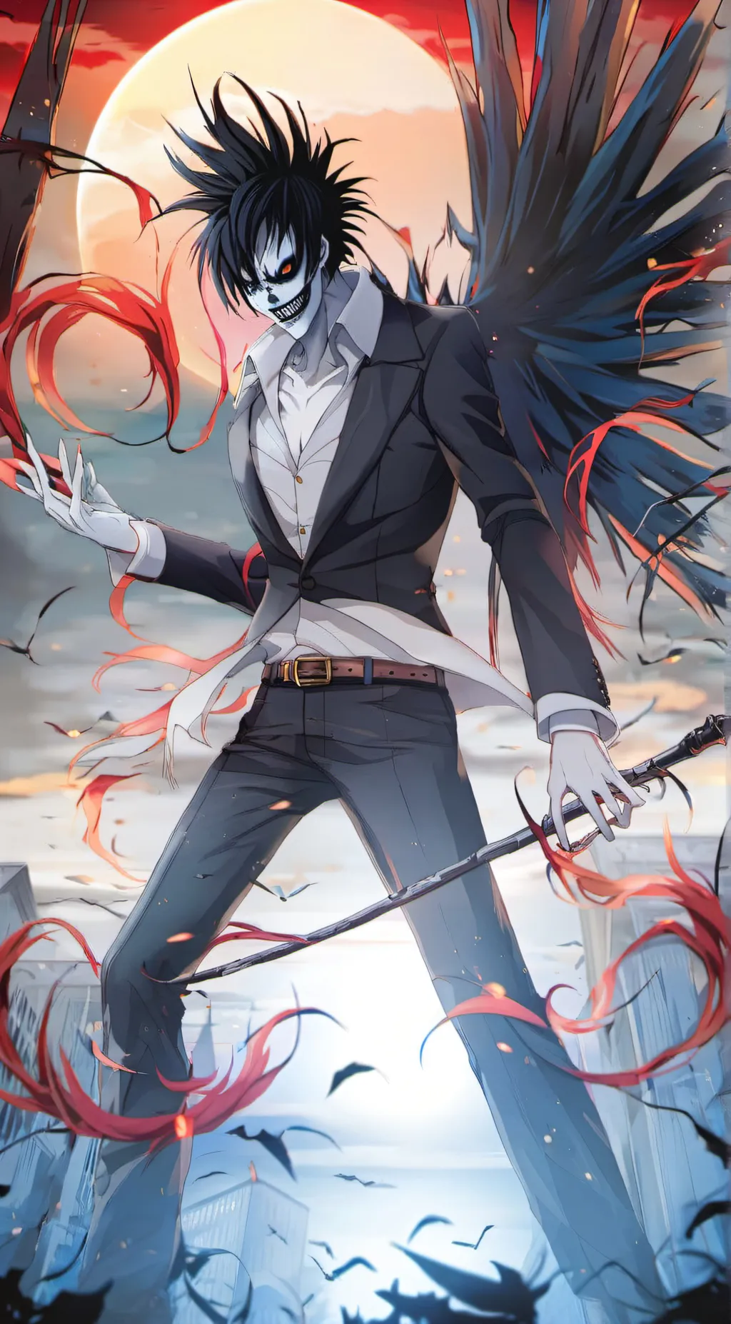 ai character: Ryuk background