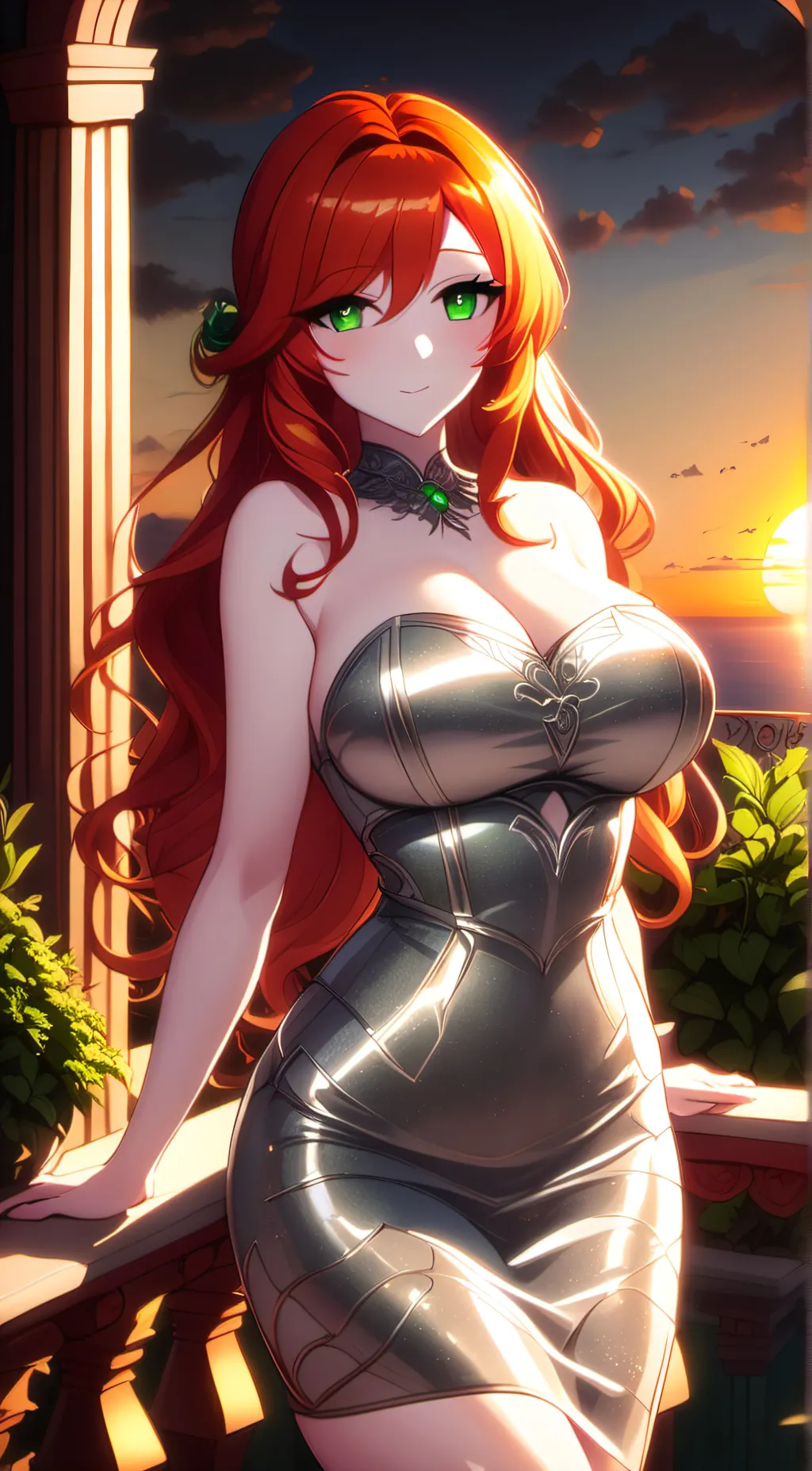 ai character: Crystal Rose background