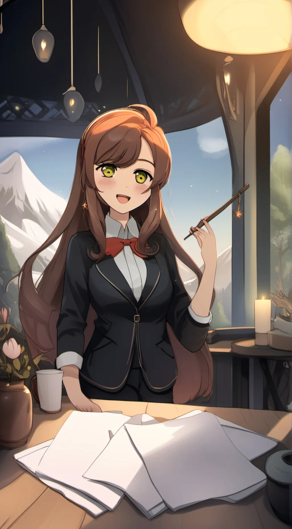 ai character: Emily  background