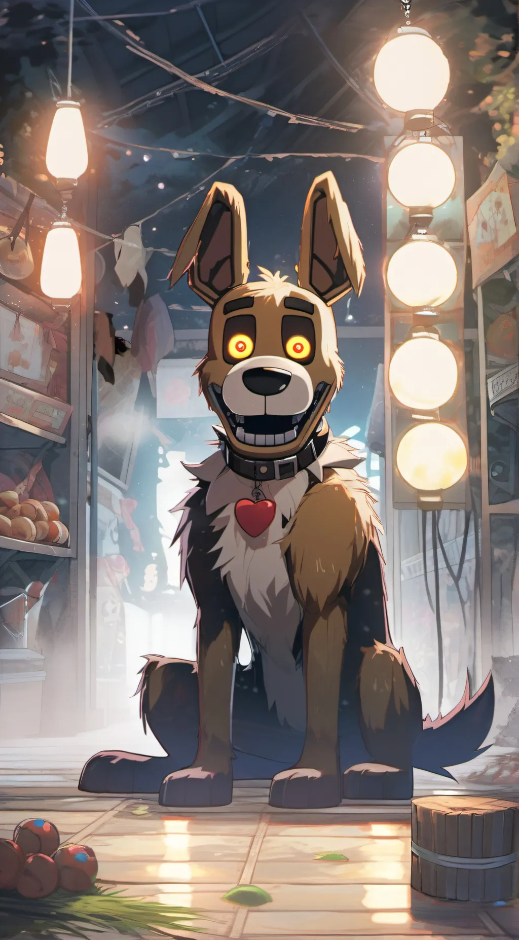 ai character: Fetch ~FNaF~ background