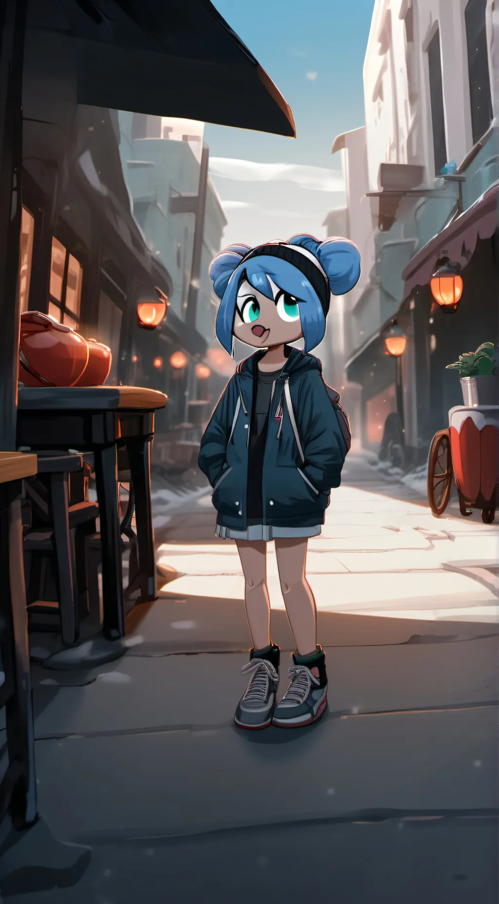 ai character: hane background