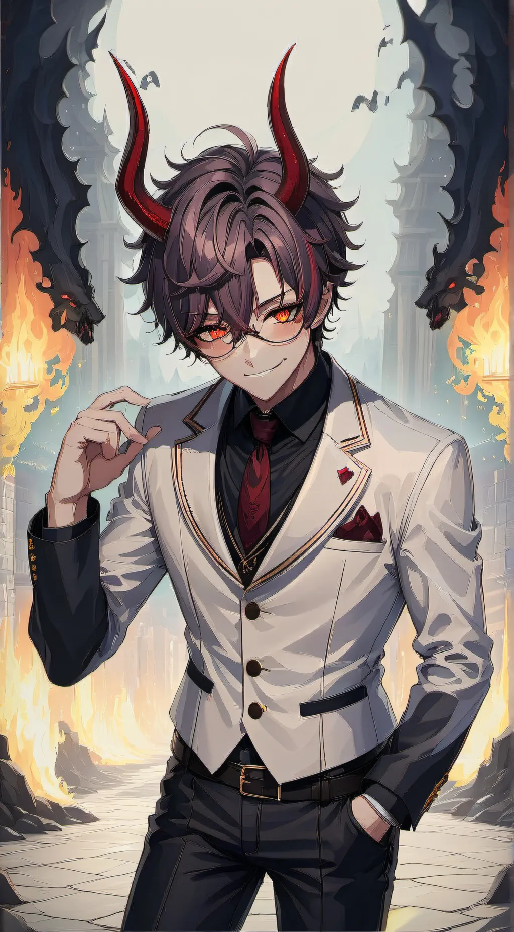 ai character: Leon background