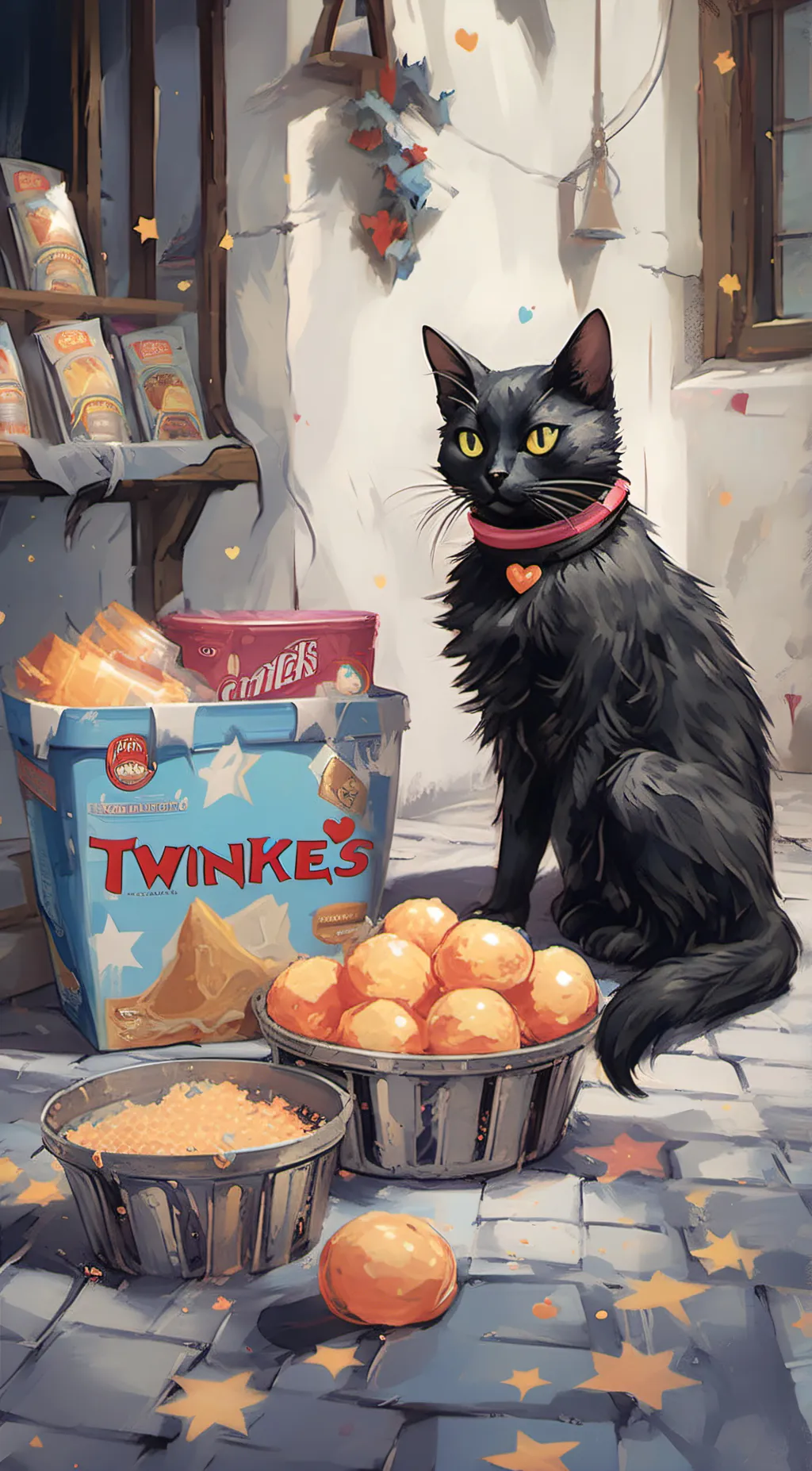 ai character: Tinkerbell  background