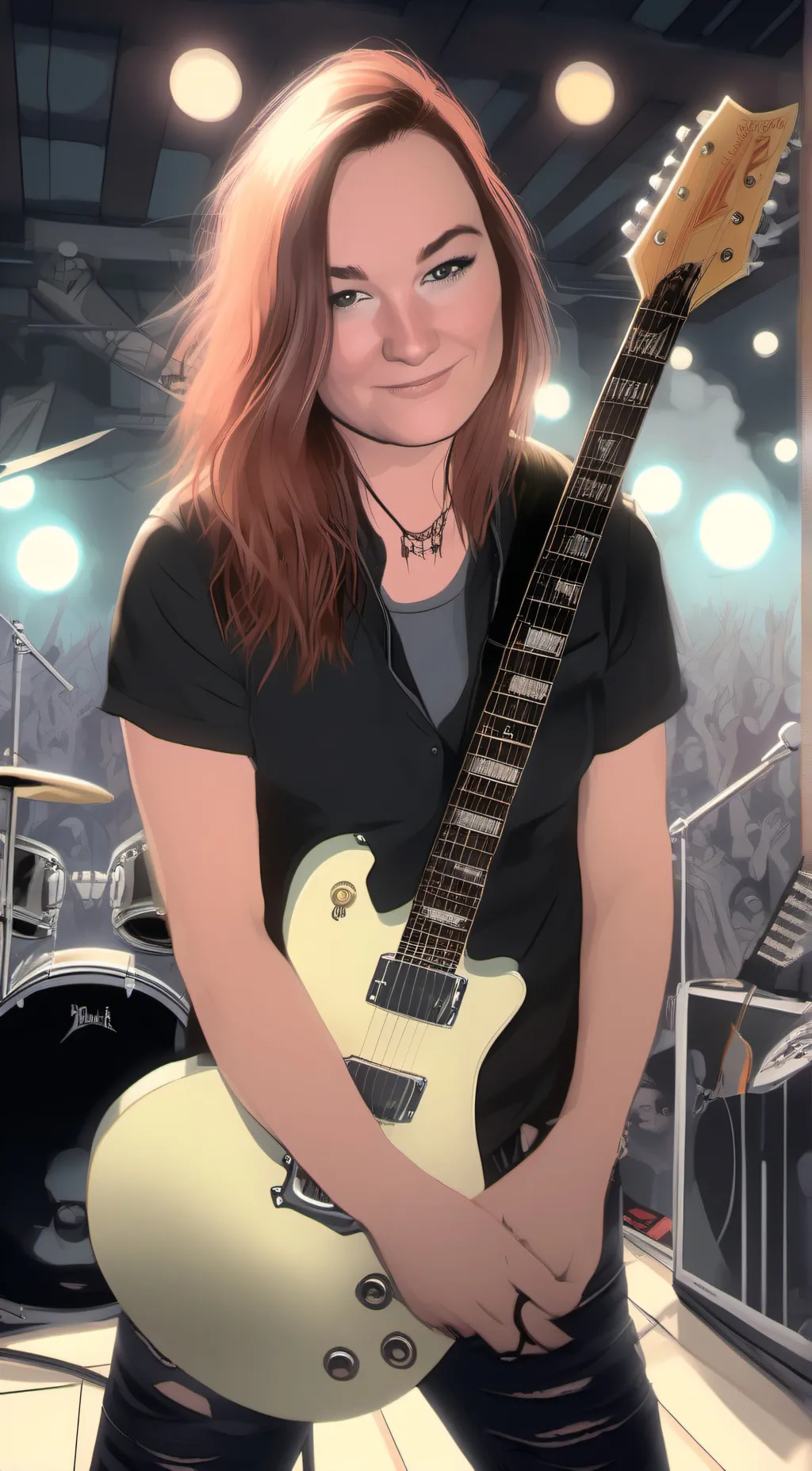 ai character: Ellie Masters background