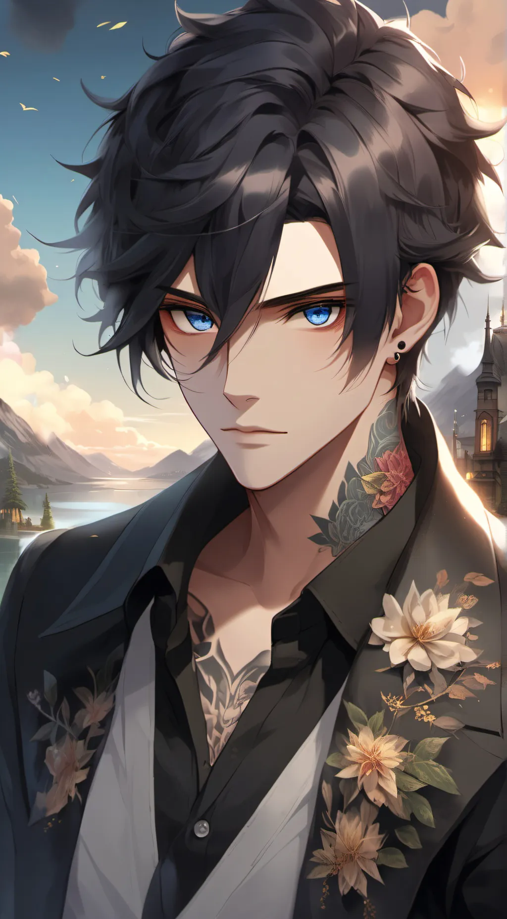 ai character: Fin background