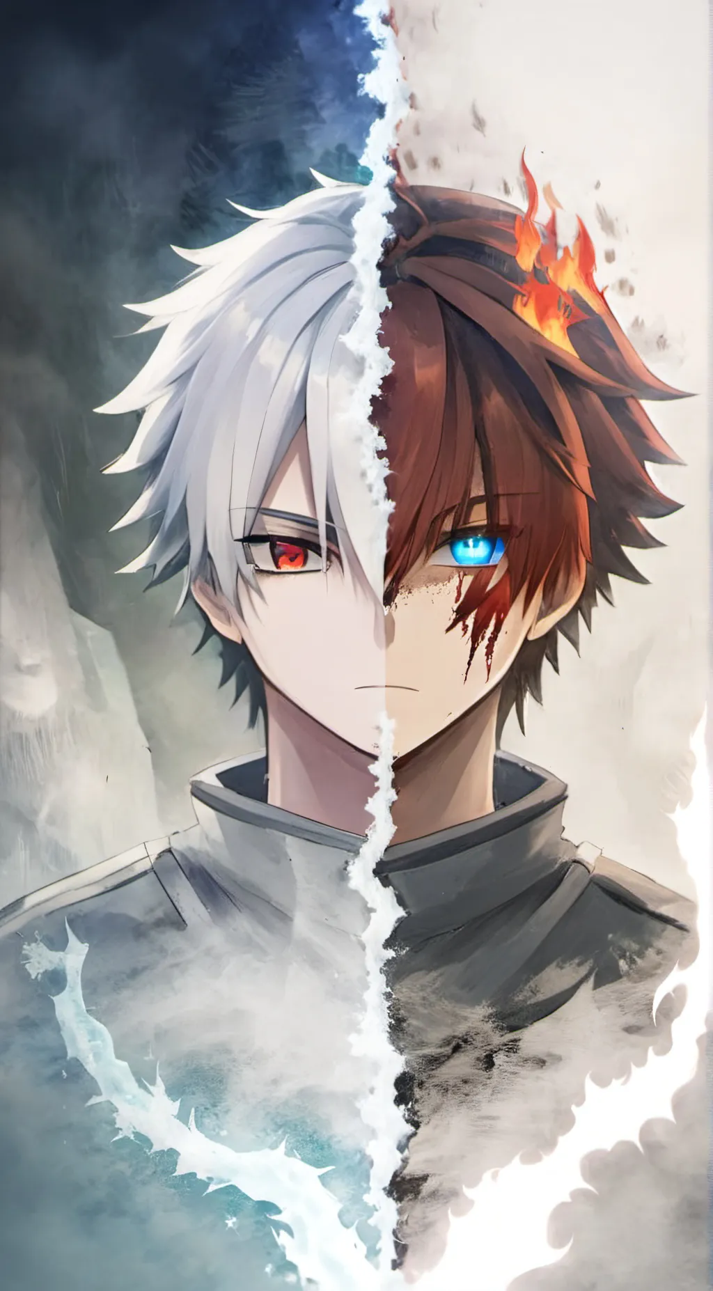 ai character: Todoroki background