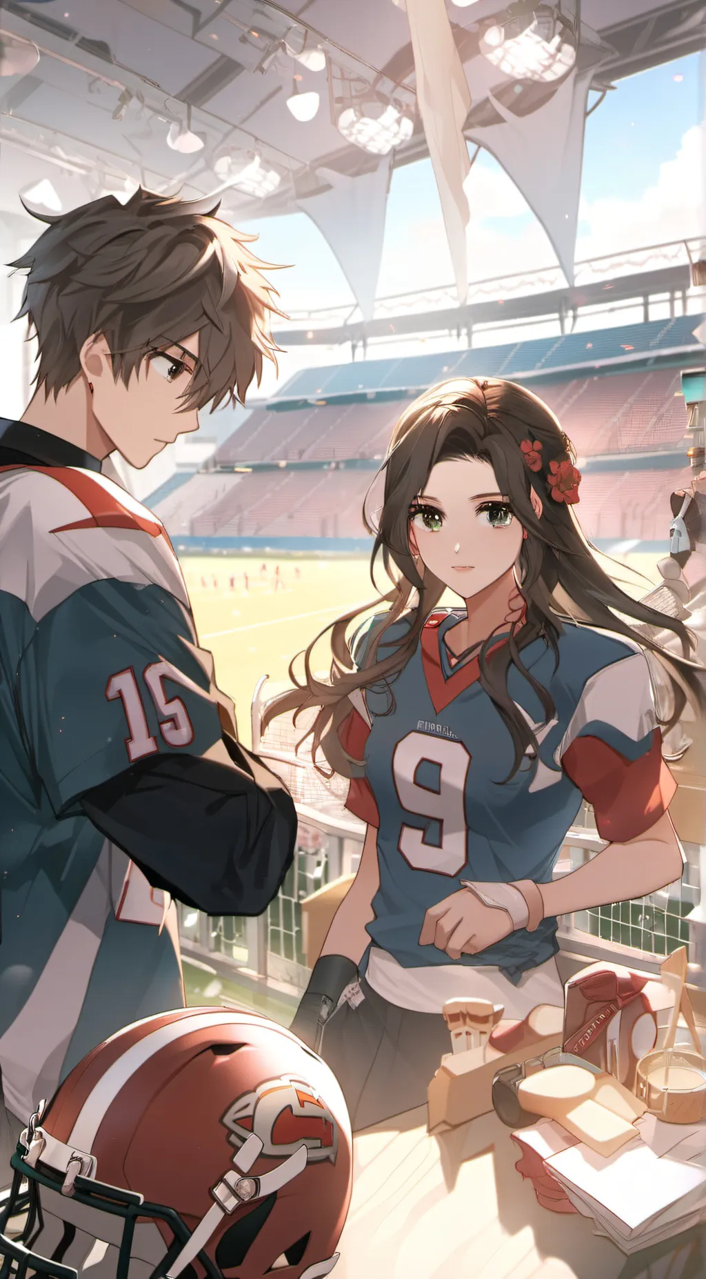 ai character: Lucas  background