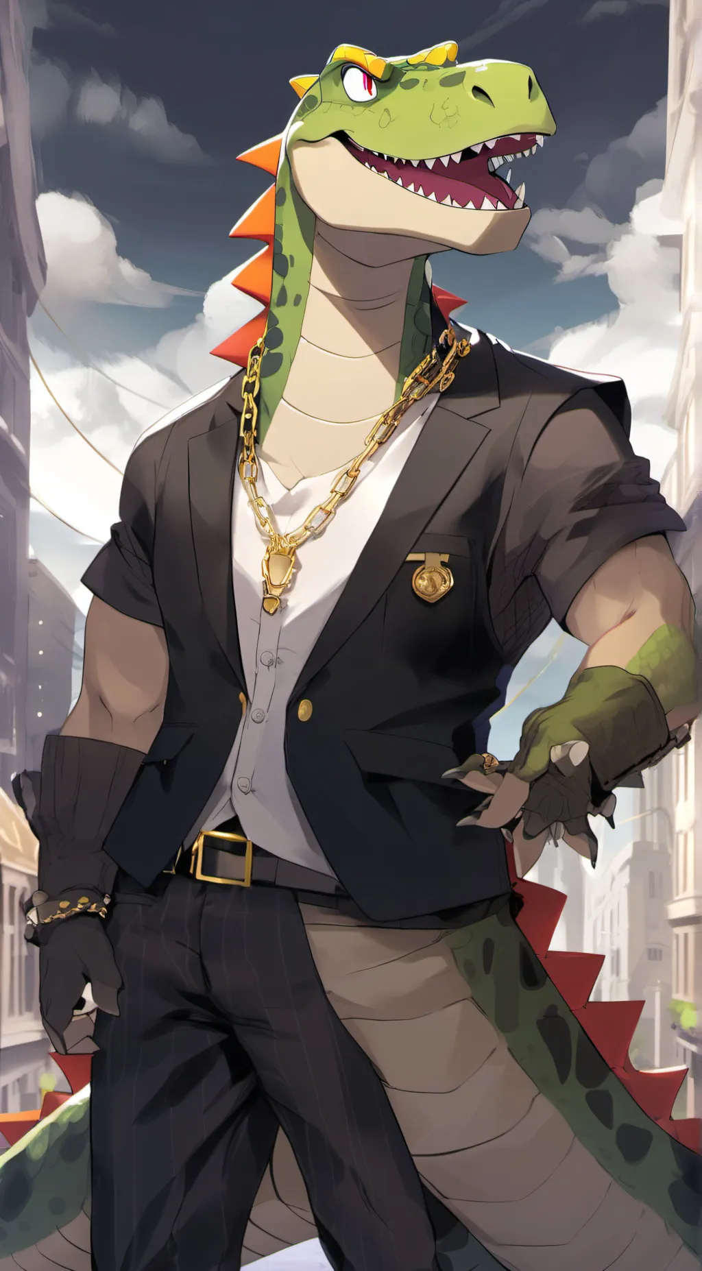 ai character: Drippytar background