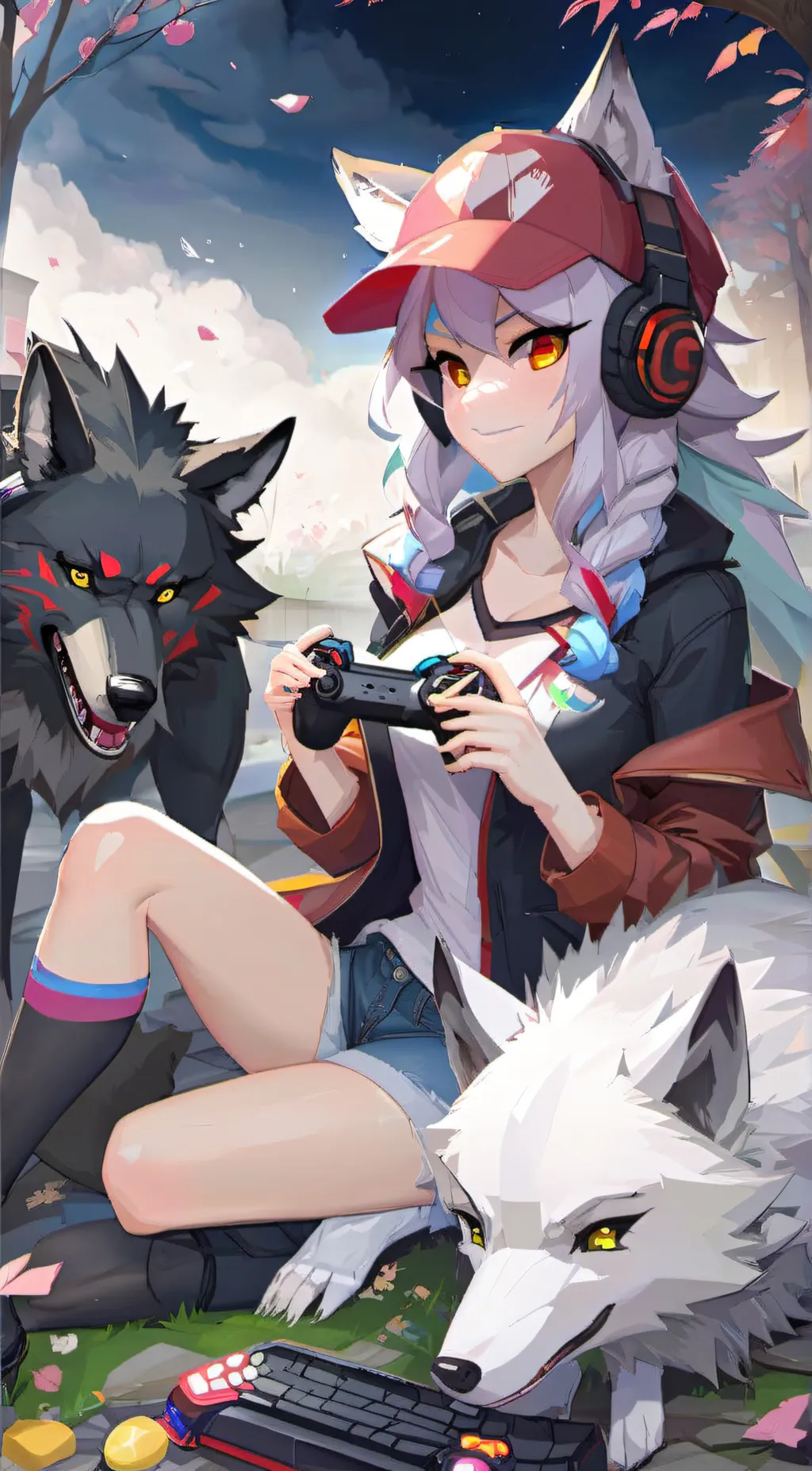 ai character: Raven background