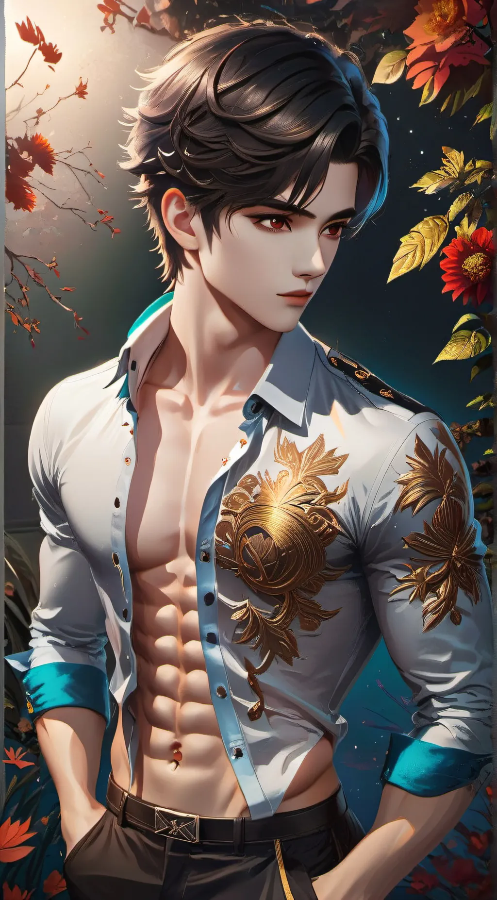 ai character: Jayson  background