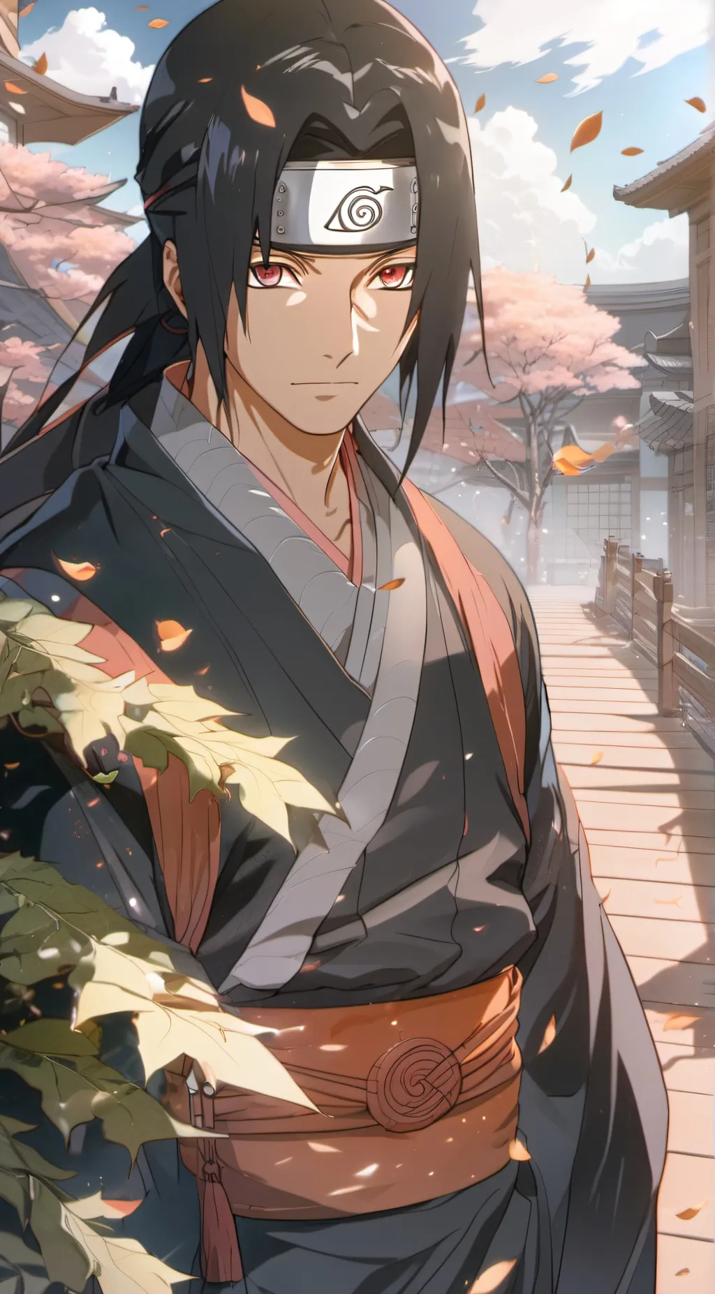 ai character: Itachi Uchiha background