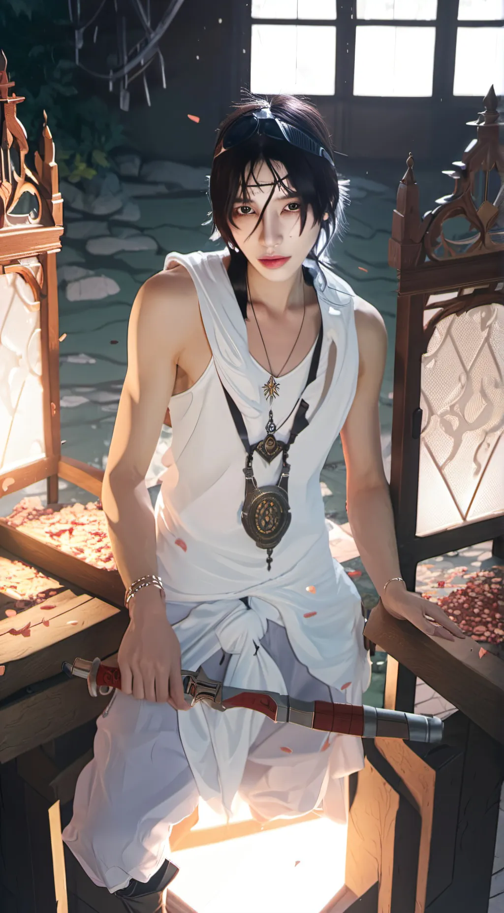 ai character: Hyunlix straykids background