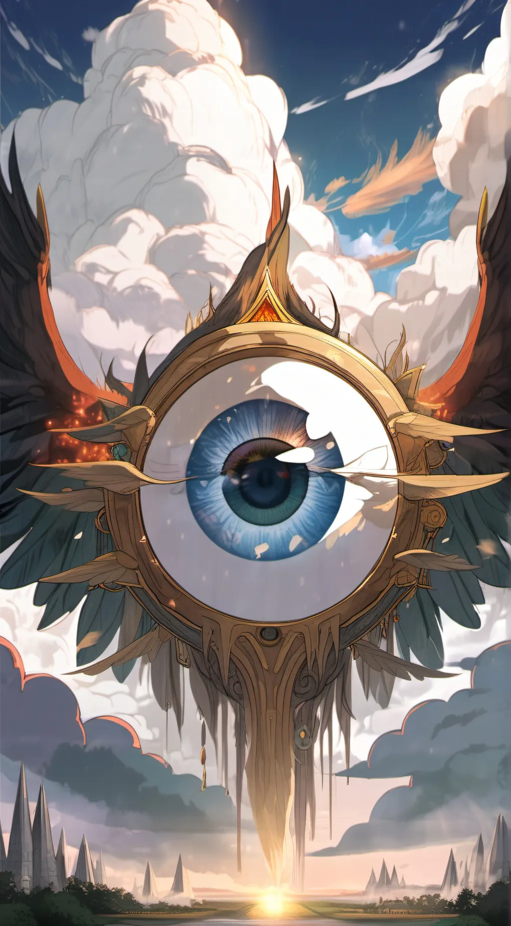 ai character: Heaven SAYS (meme) background