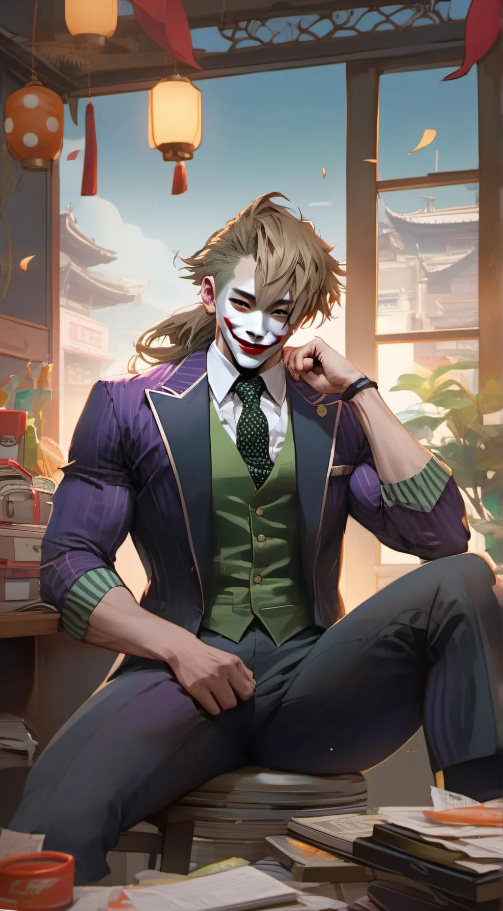 ai character: jokai hashidin background