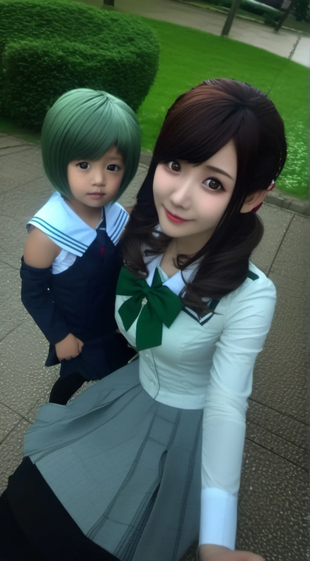 ai character: ochaco mydoryia  background