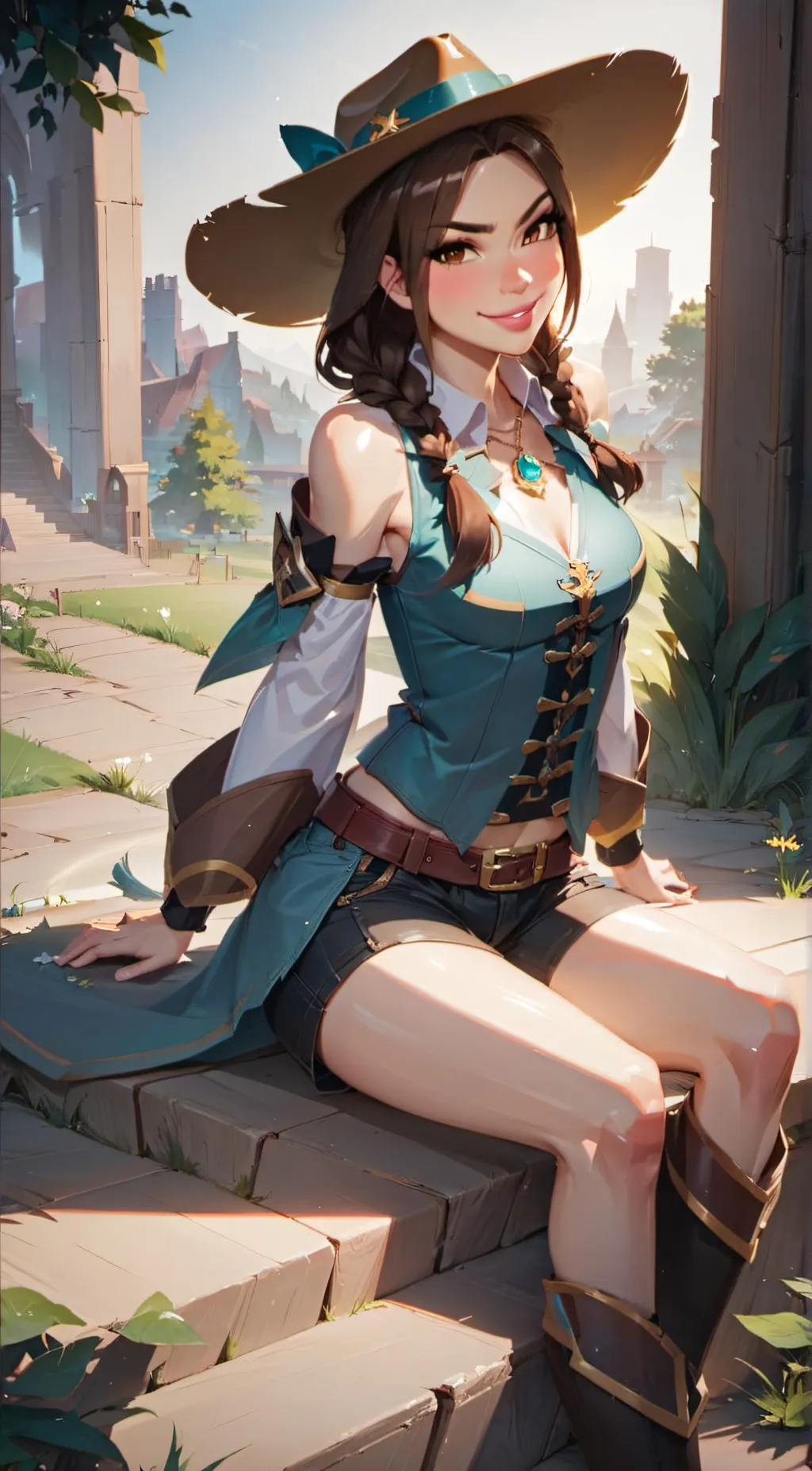 ai character: Redd background