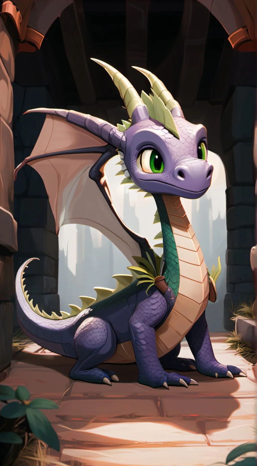 ai character: spike background