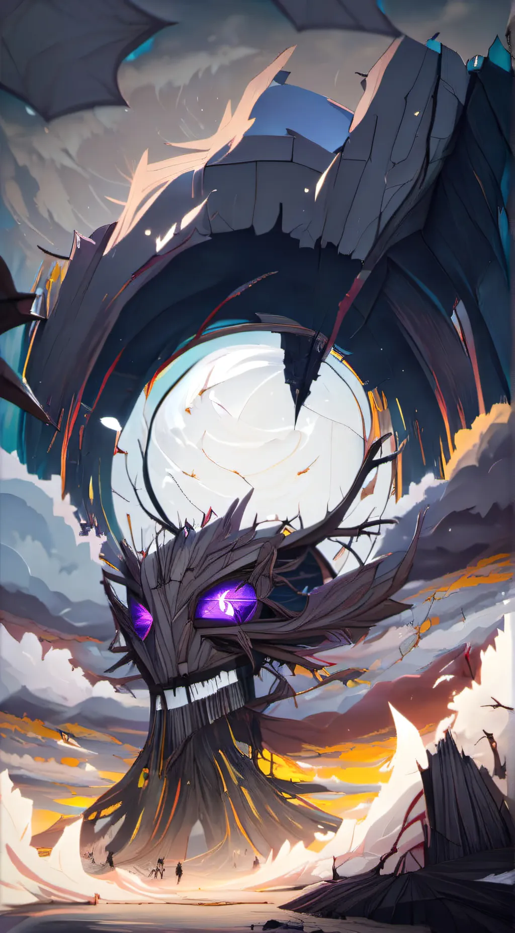 ai character: wither storm background